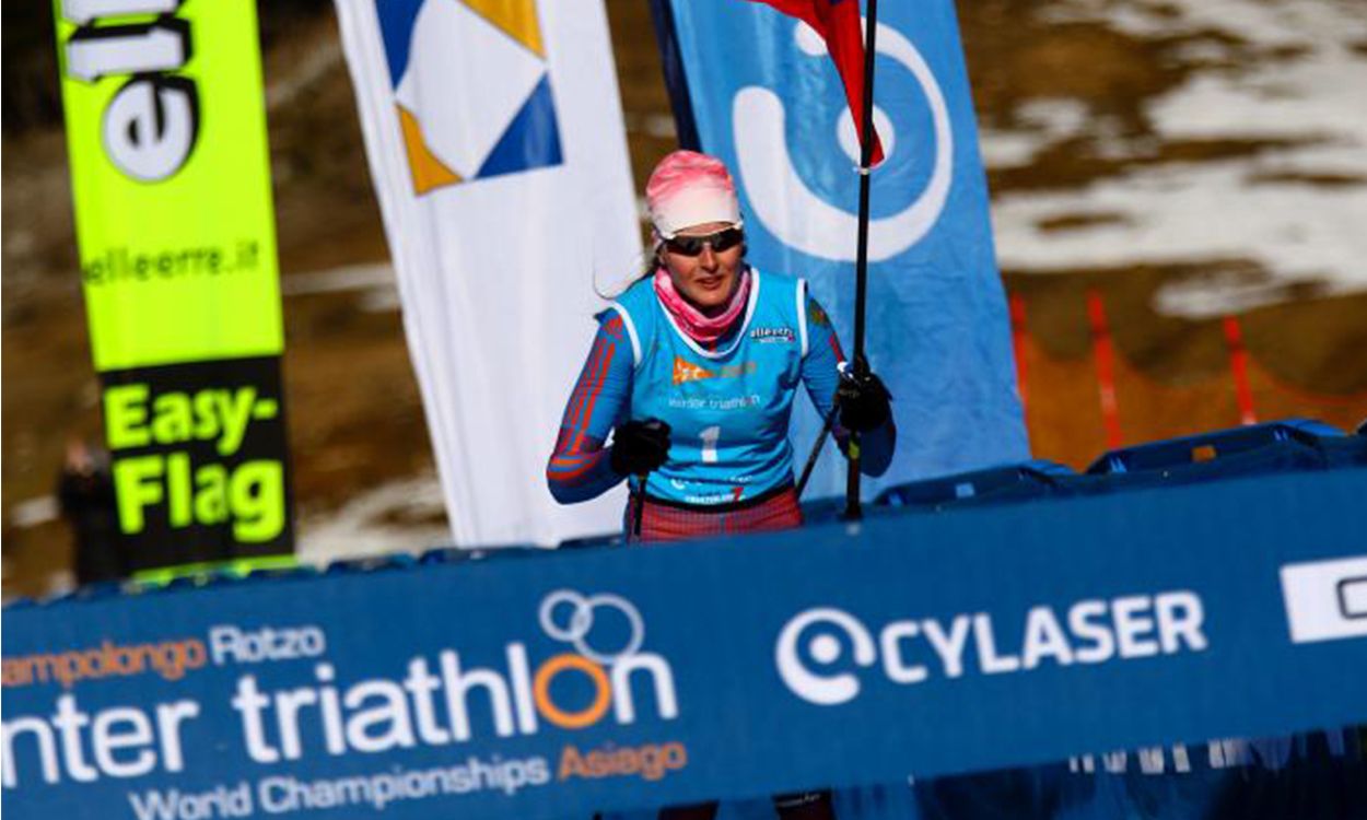 La guanyadora del triatló, la russa Daria Rogizina