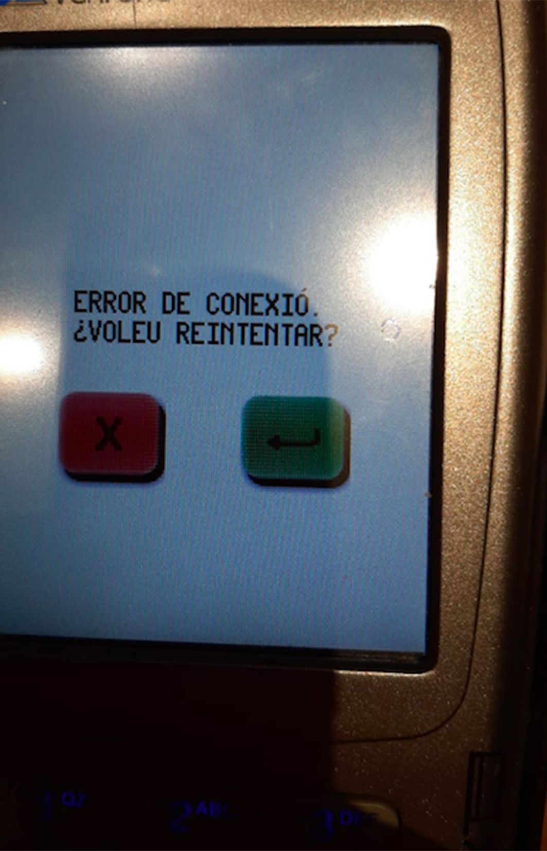 Un TPV al Pas de la Casa fa poca estona.