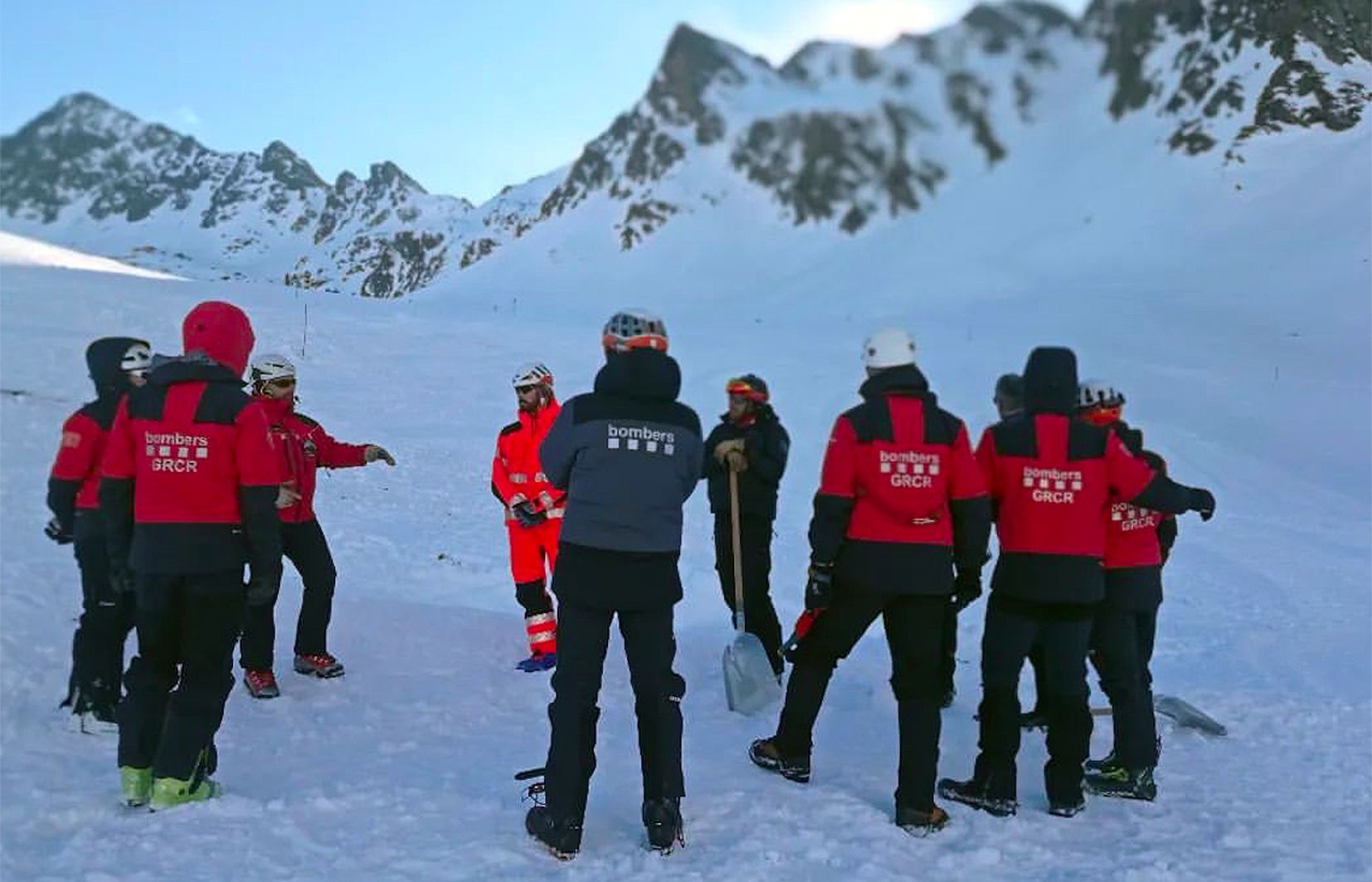 Una imatge de la formació a Arcalís.