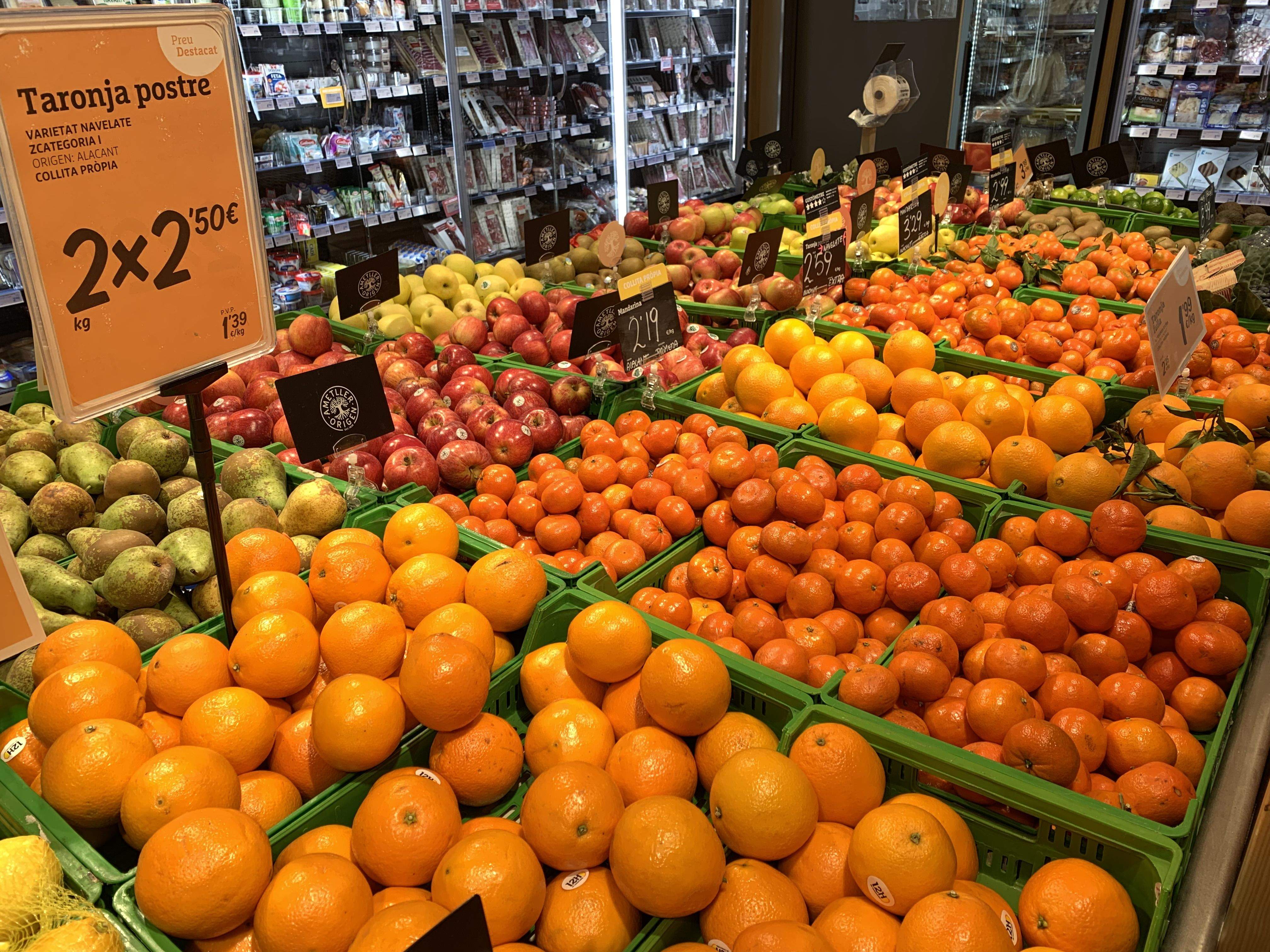 La compra d'alimentació és la que més cau.