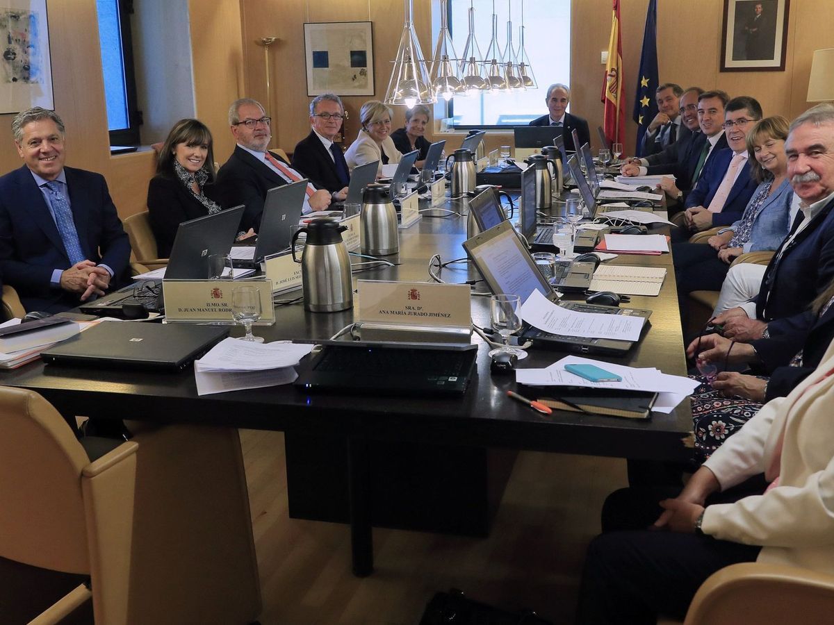 Els integrants de la Junta Electoral Central.