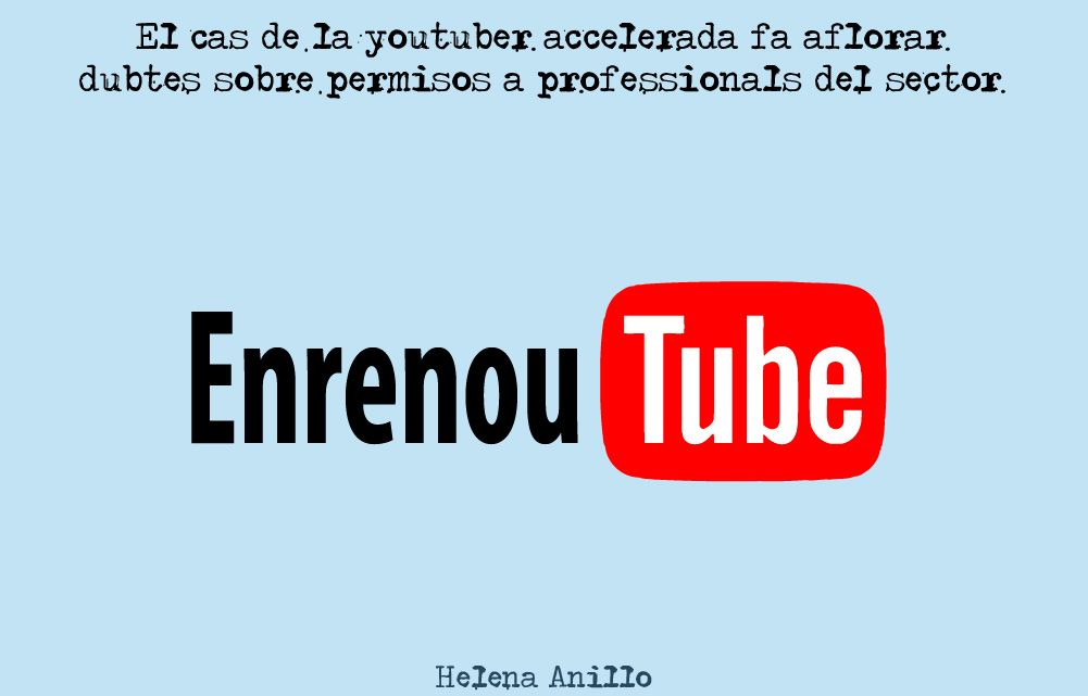 Enrenou al tomb d'una youtuber.