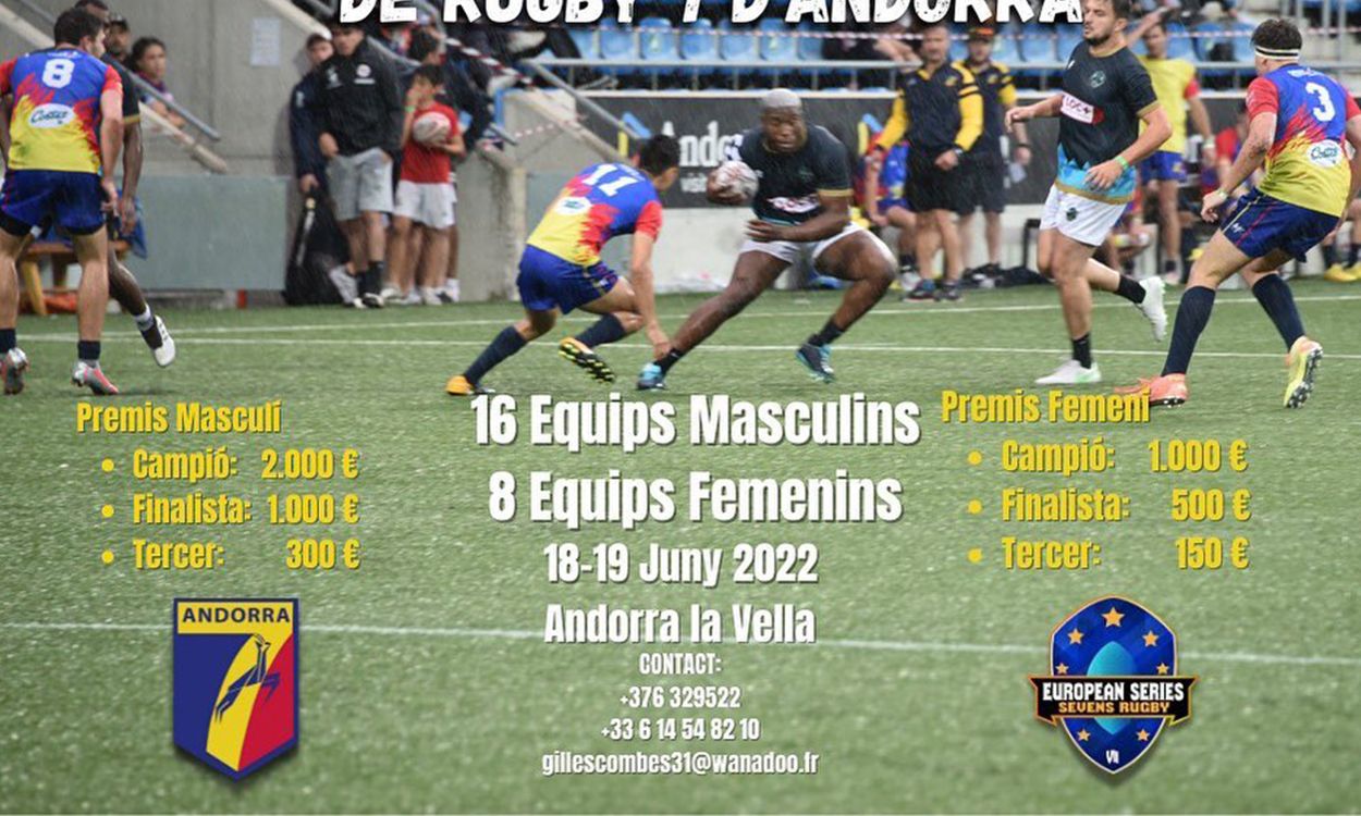 Cartell modificat del torneig de rugby 7.