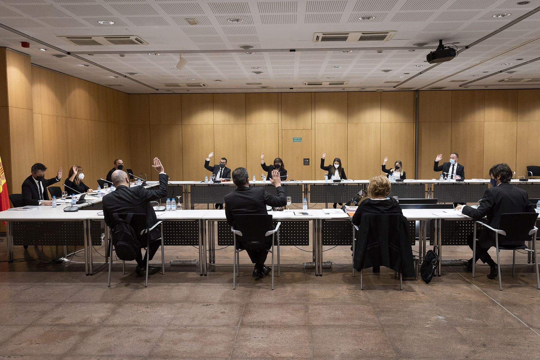 Un instant de la sessió de consell de comú d'Andorra la Vella.