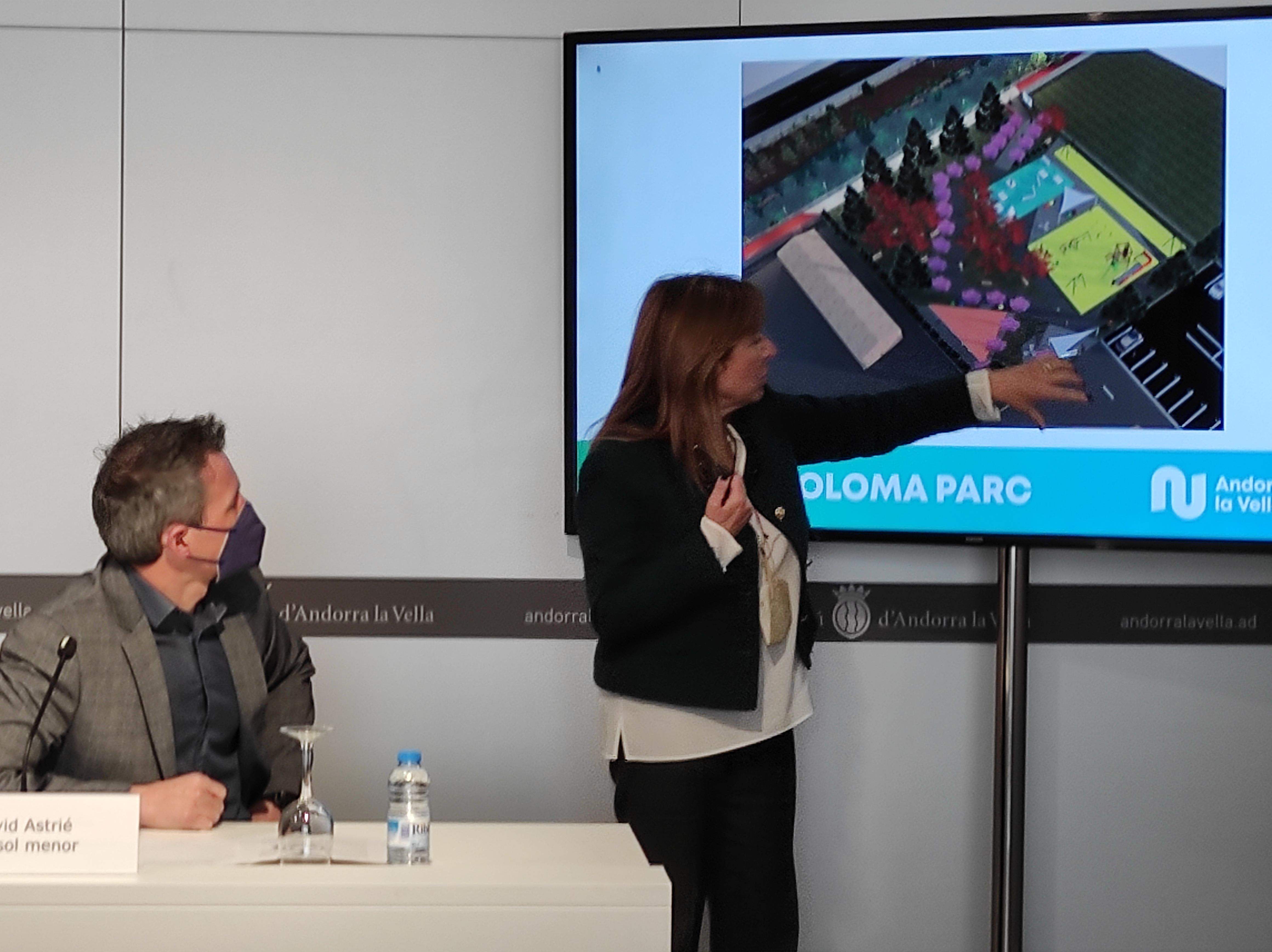 Els dos cònsols han donat compte del projecte de parc.