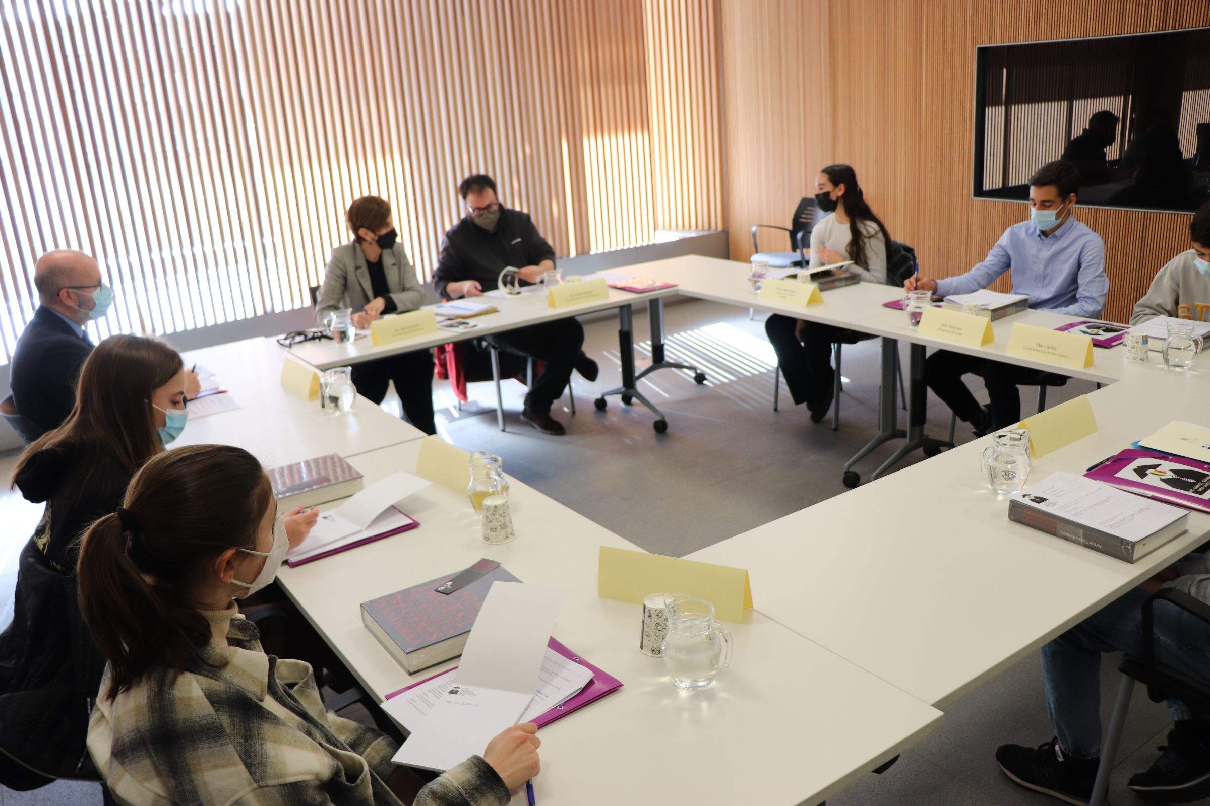 Una de les comissions que s'ha celebrat en la 20a edició del Consell General dels Joves.