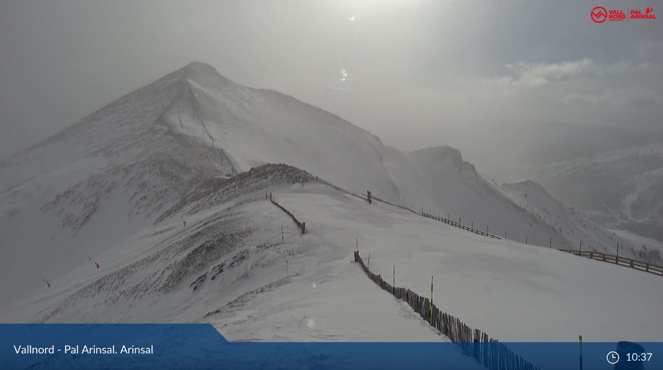 Imatge de la càmera de Vallnord.