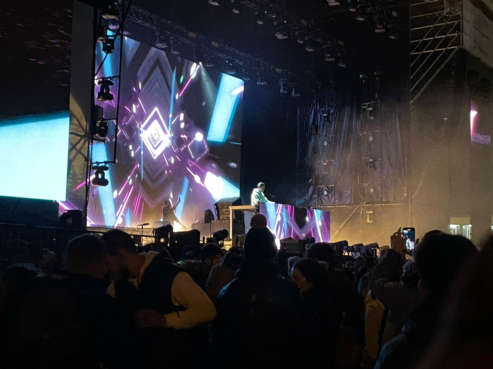 Un moment de la sessió de Tiësto.