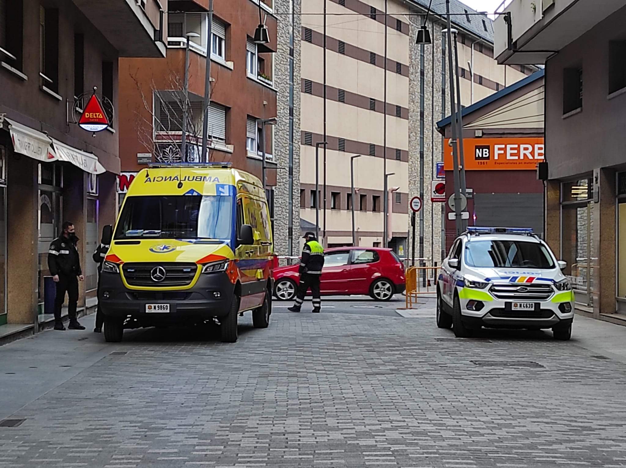 El SUM i la policia s'han hagut de mobilitzar.