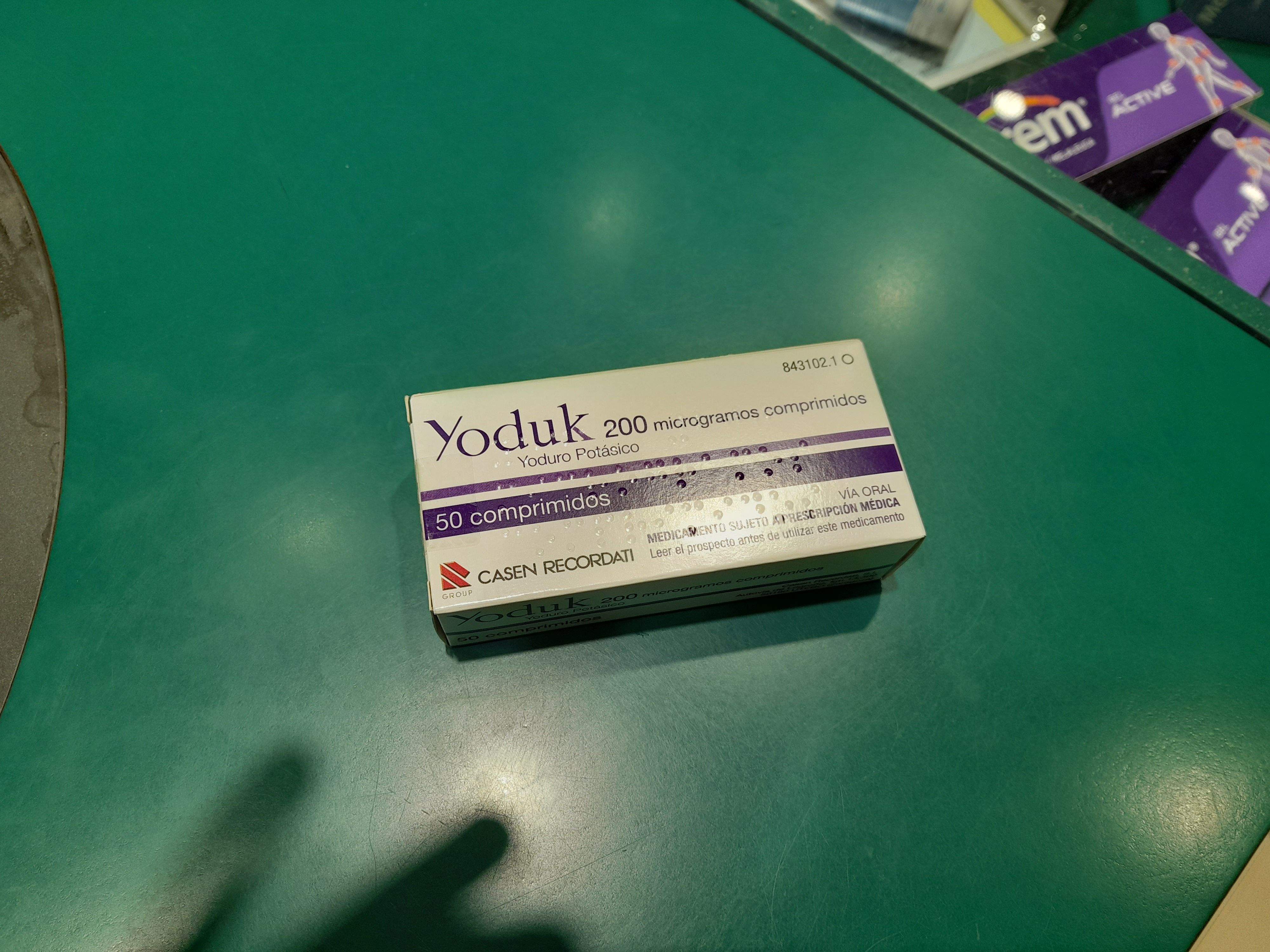 Iodur de potassi en pastilles