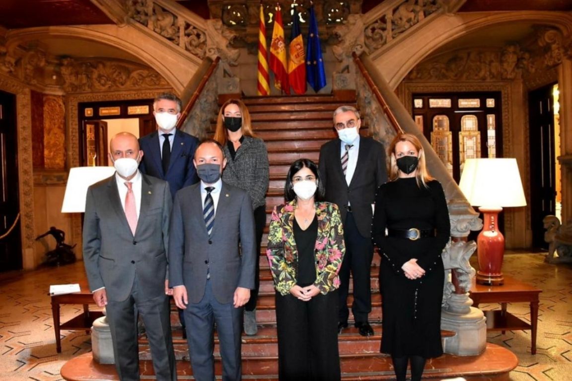 Les delegacions a la seu de la delegació del govern espanyol a Catalunya.