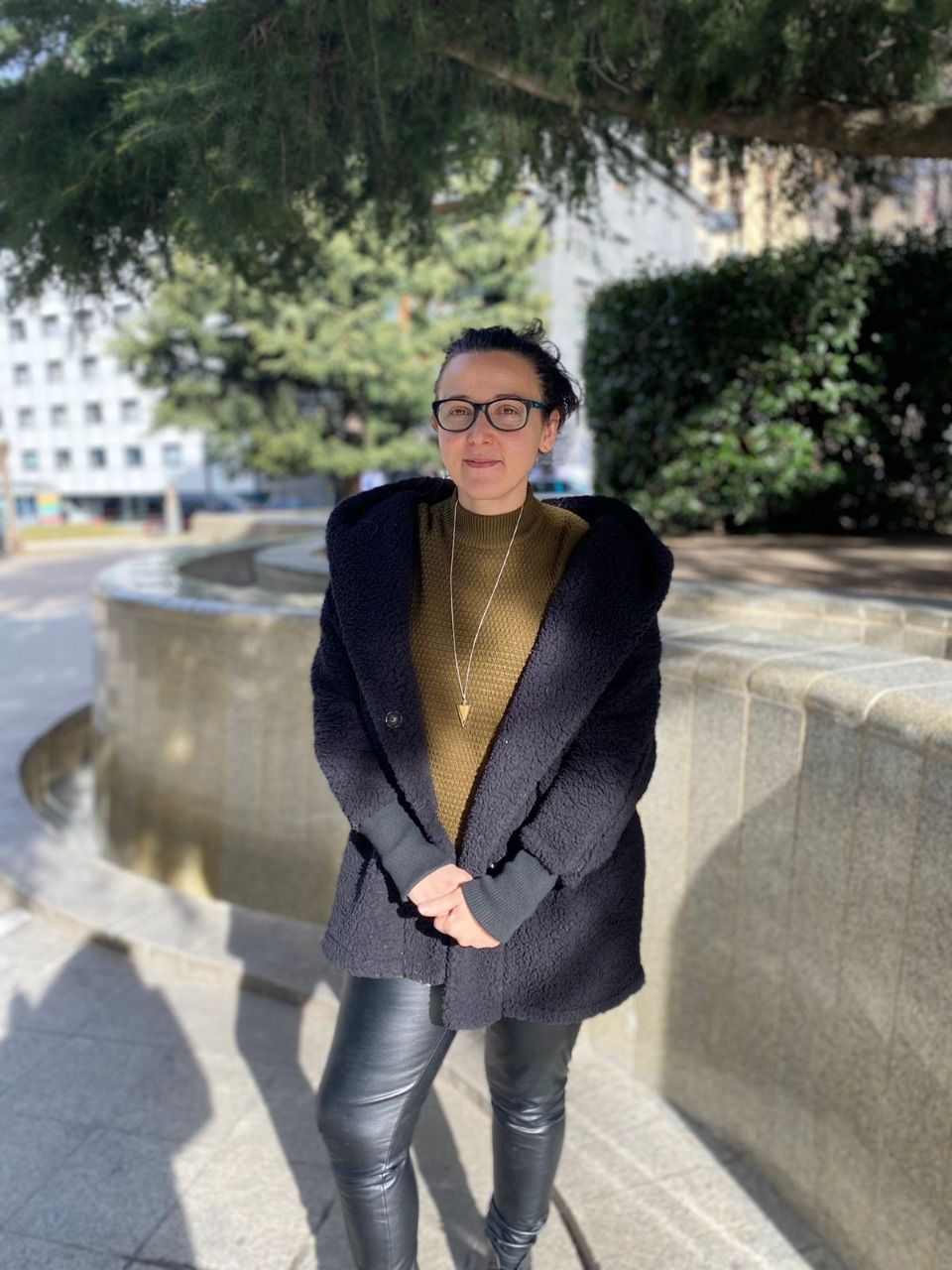 La secretària d'Acció Feminista, Aurora Baena.