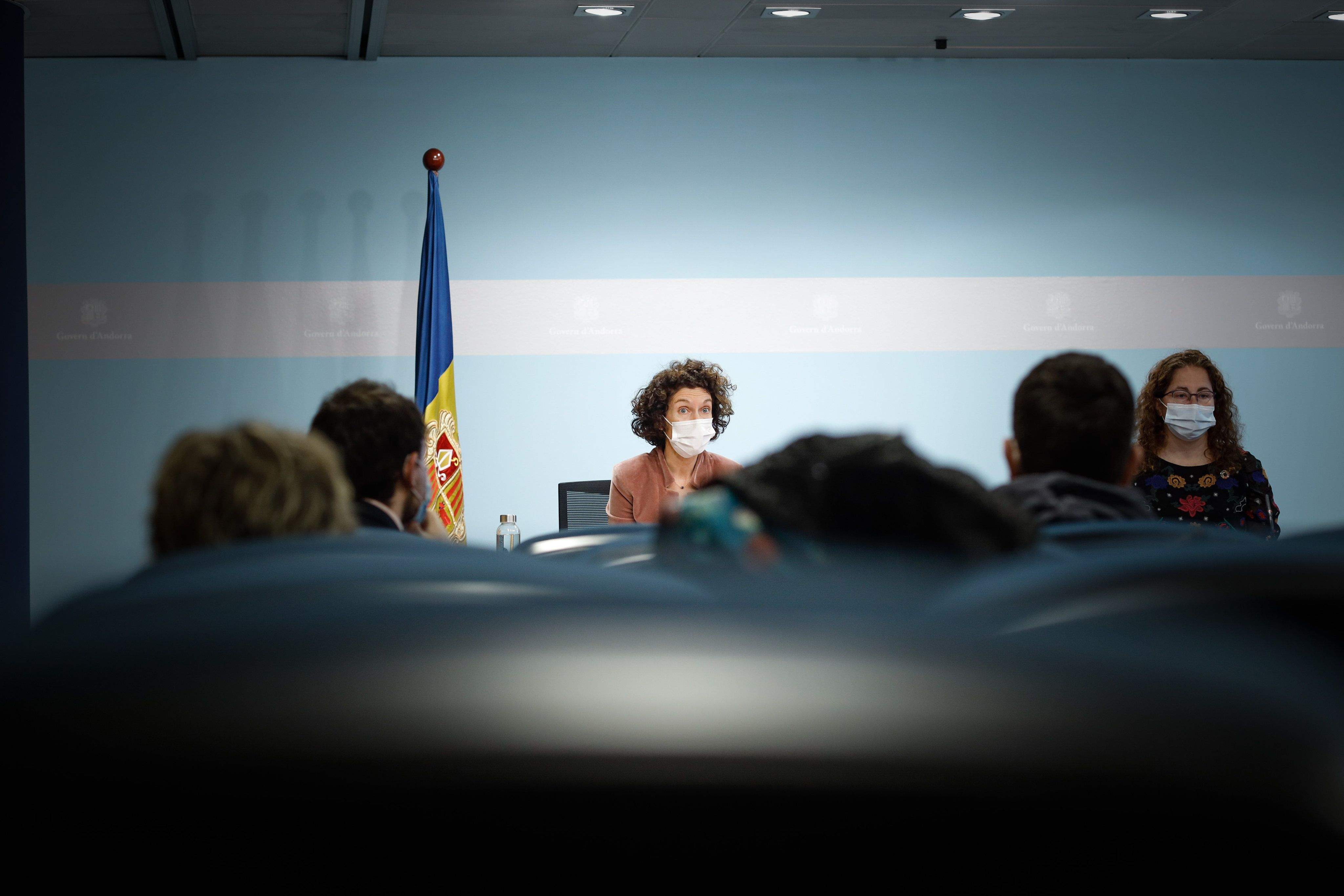 Ubach, durant la roda de premsa.