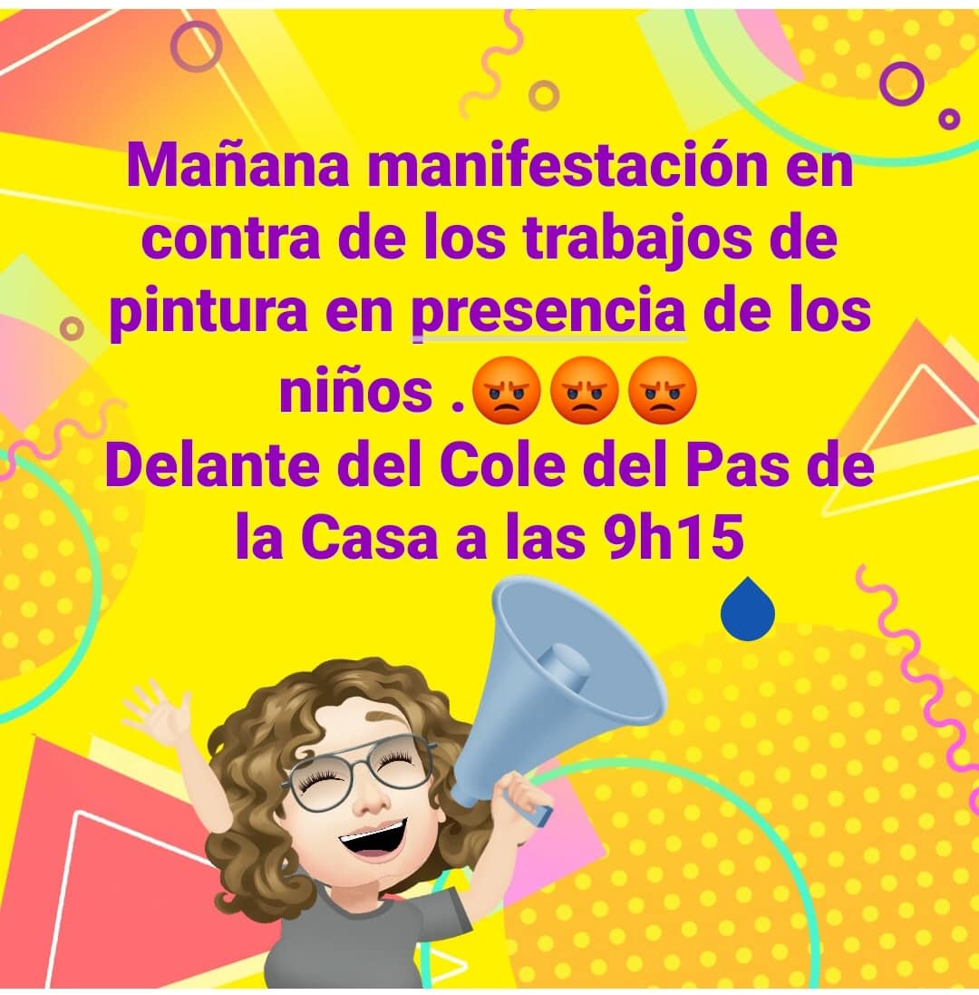Anunci de la manifestació que finalment no es durà a terme.