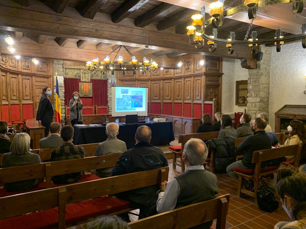 Un moment de la xerrada a Sant Julià de Lòria.