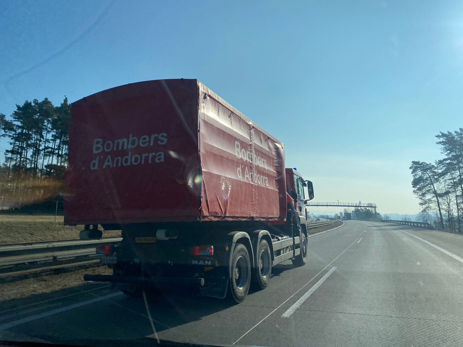 Un dels vehicles de combio ja en terres txeques