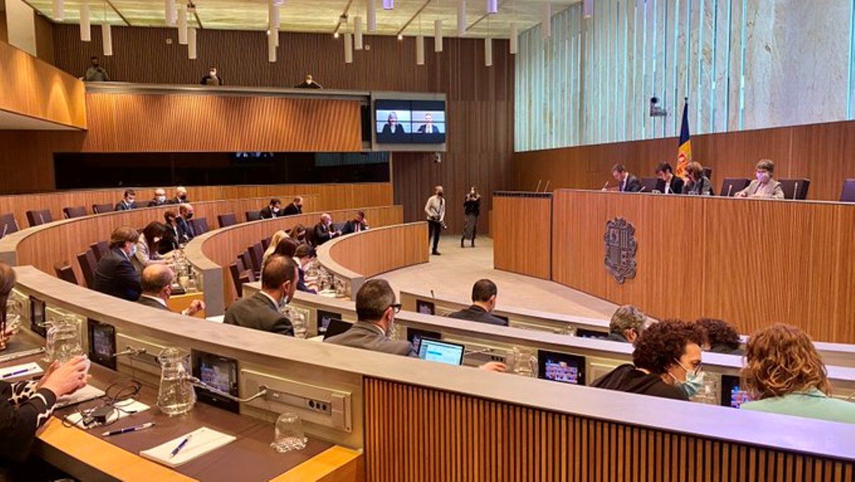 L'actualització de les dades de coronavirus s'ha fet durant la sessió d'aquest dijous del Consell General.