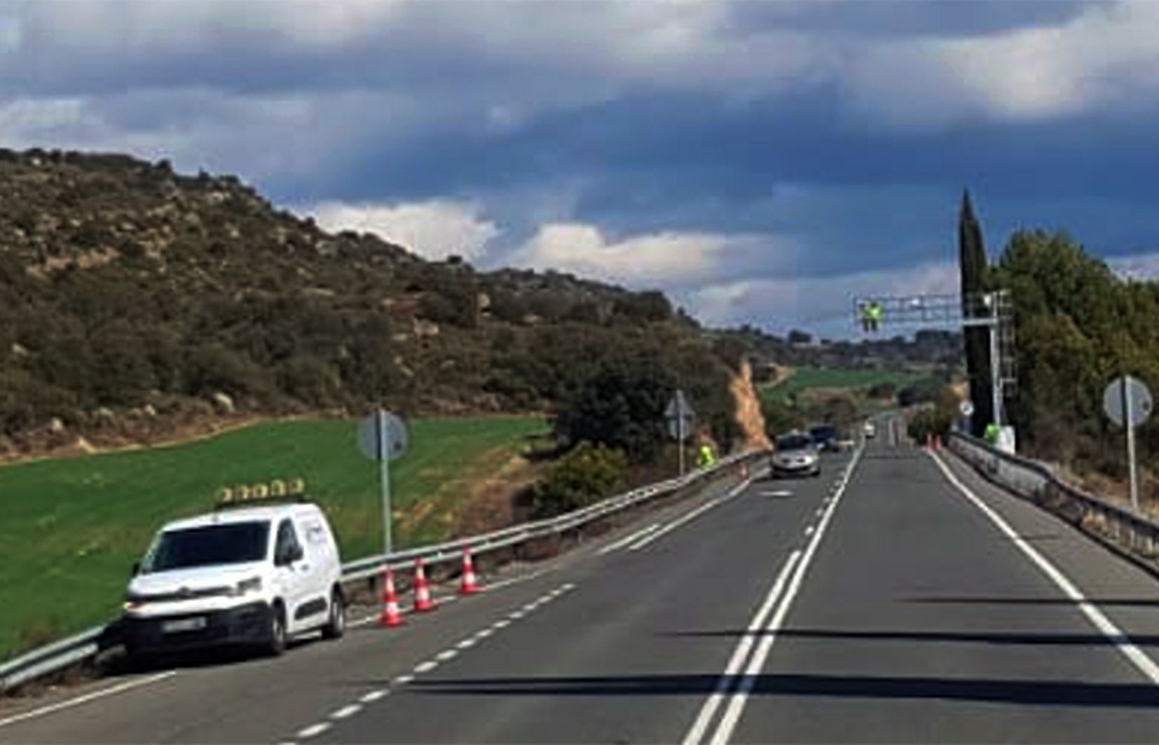 Treballar per col·locar el radar.