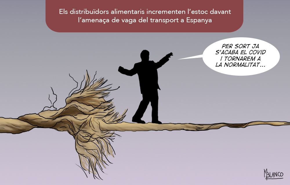 La corda a punt de trencar-se.