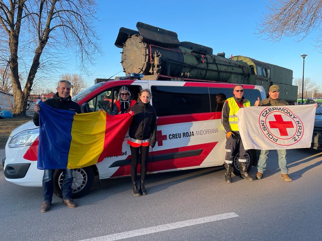 Creu Roja Andorrana i Polonesa unida per ajudar els refugiats del conflicte bèl·lic