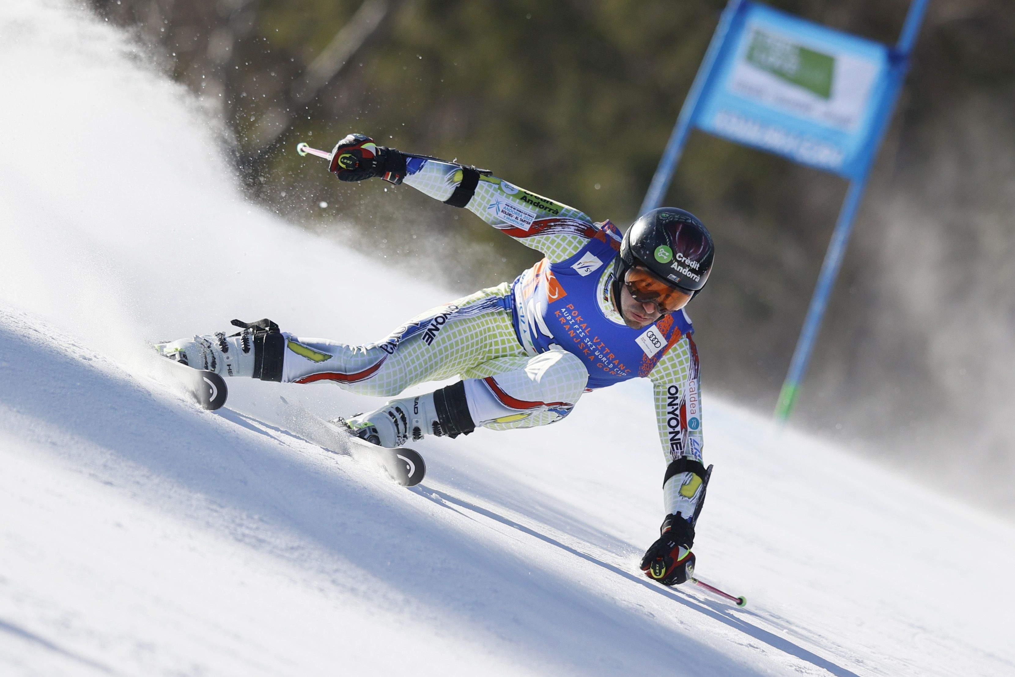 Joan Verdú, durant la prova.