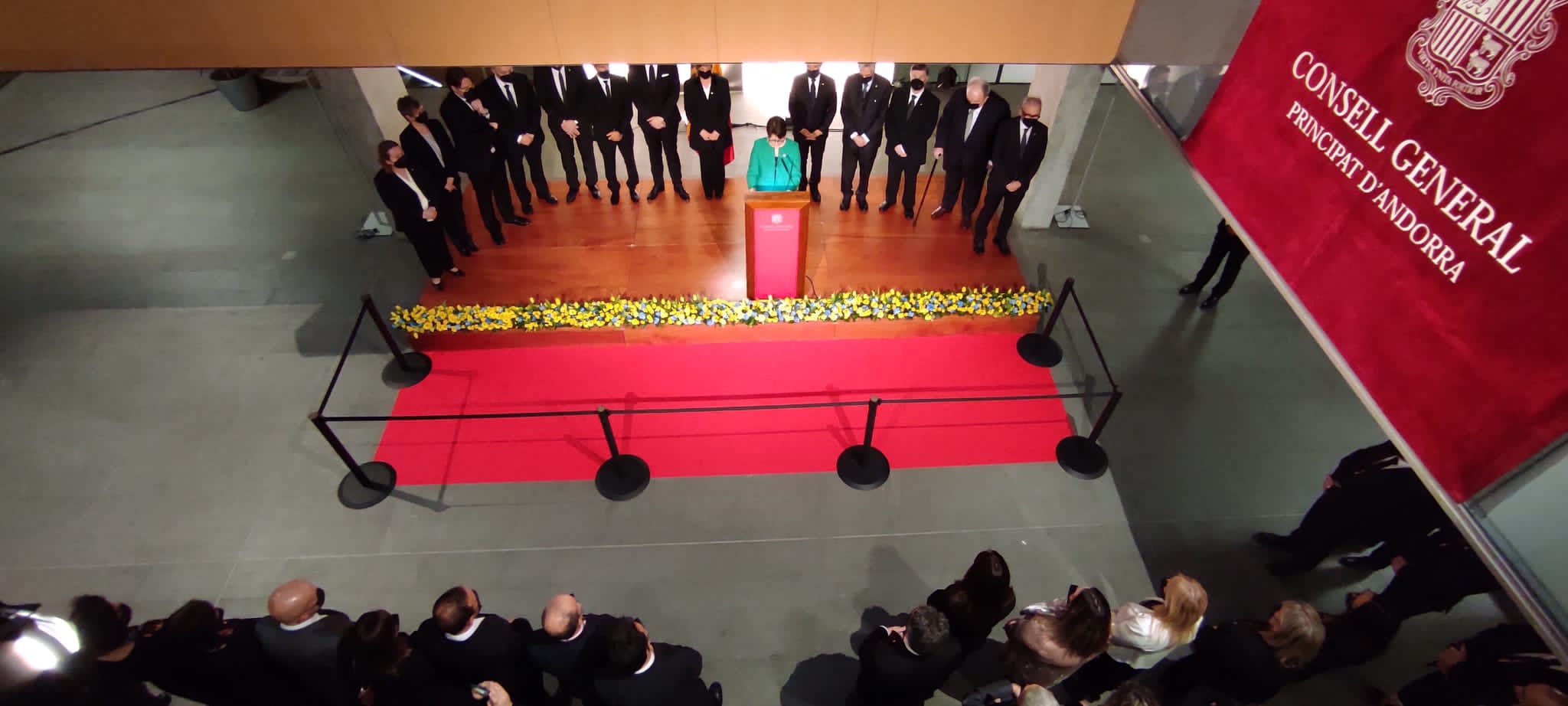 Un moment del discurs de la síndica general, Roser Suñé. Un moment del discurs de la síndica general, Roser Suñé.