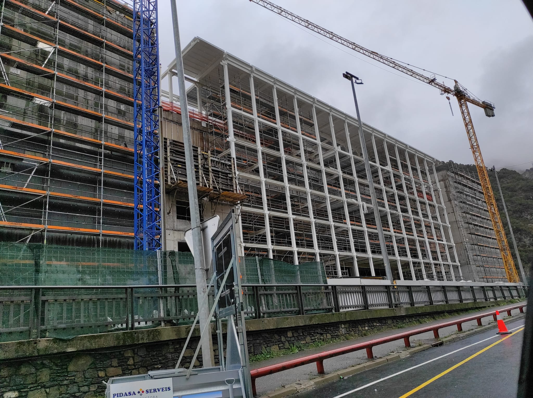 Estat actual de les obres.