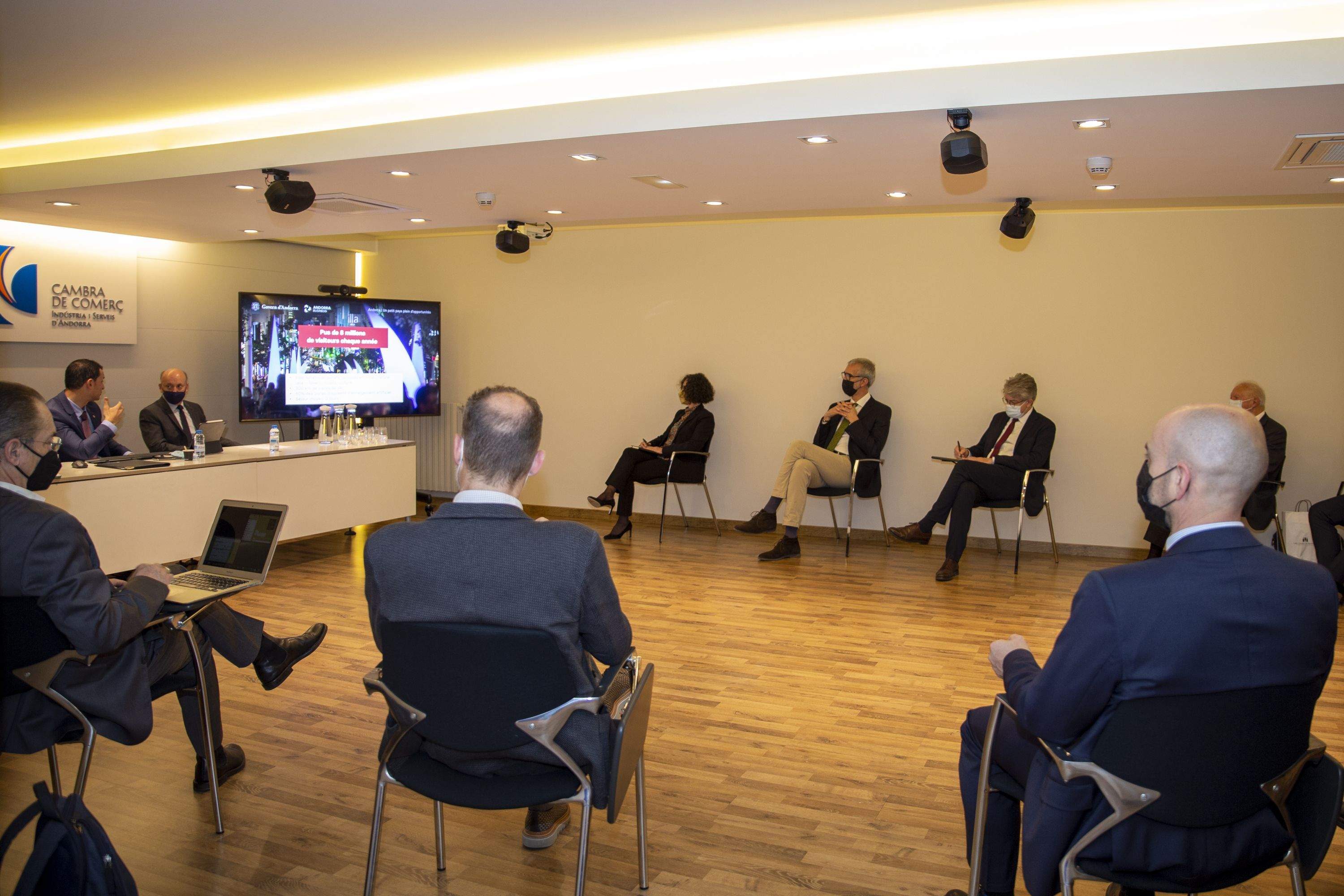 La reunió entre la Cambra i les seves homòlogues franceses.