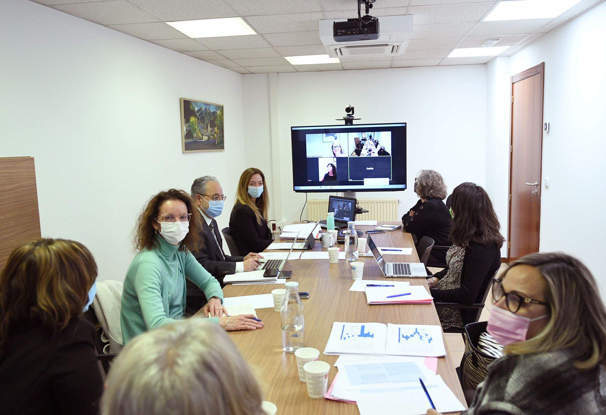 Un moment de la trobada.