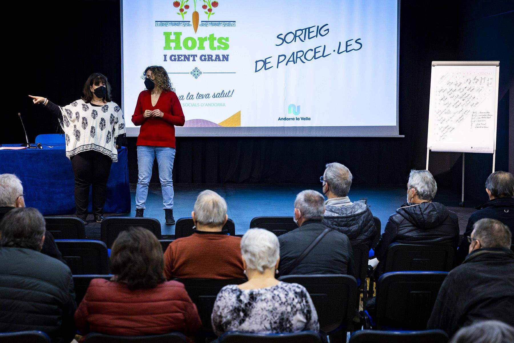 Sorteig dels horts per a la gent gran.