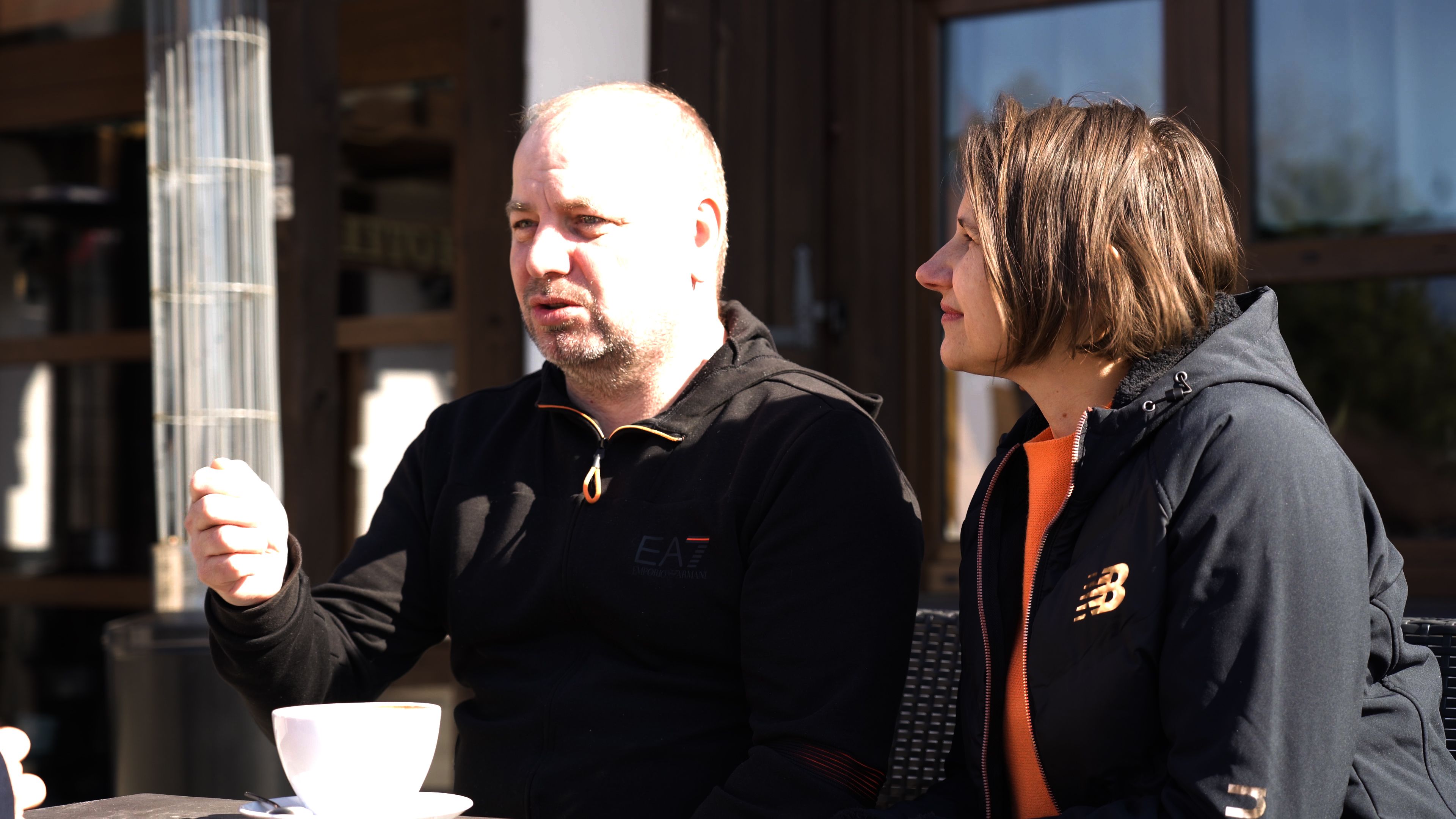 L'Anna i el Grzegorz, propietaris de l'hotel.