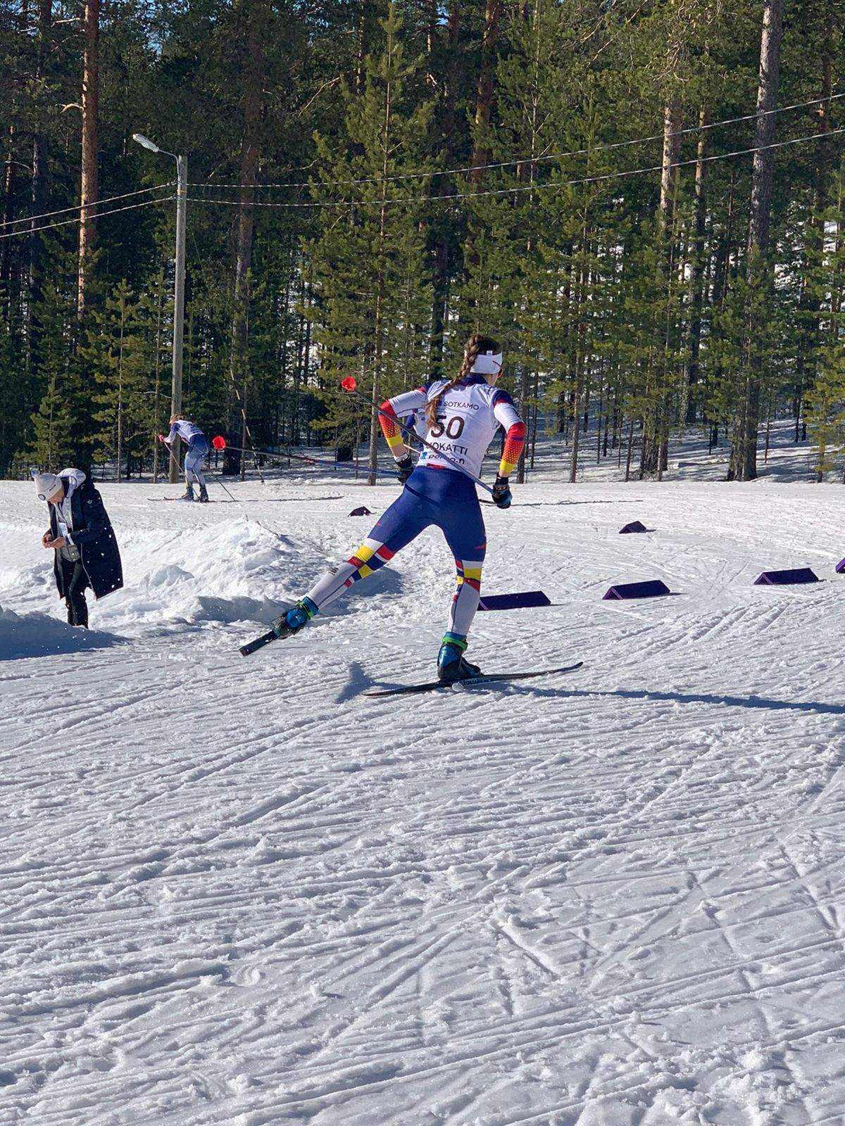 Gina del Rio als 7,5km patinadors al FOJE