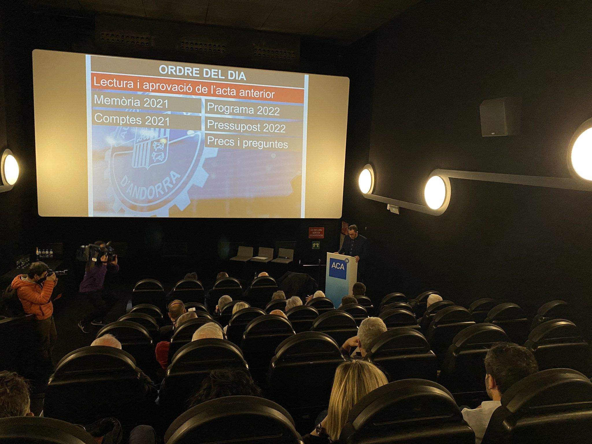 Un instant de l'Assemblea General de l'ACA