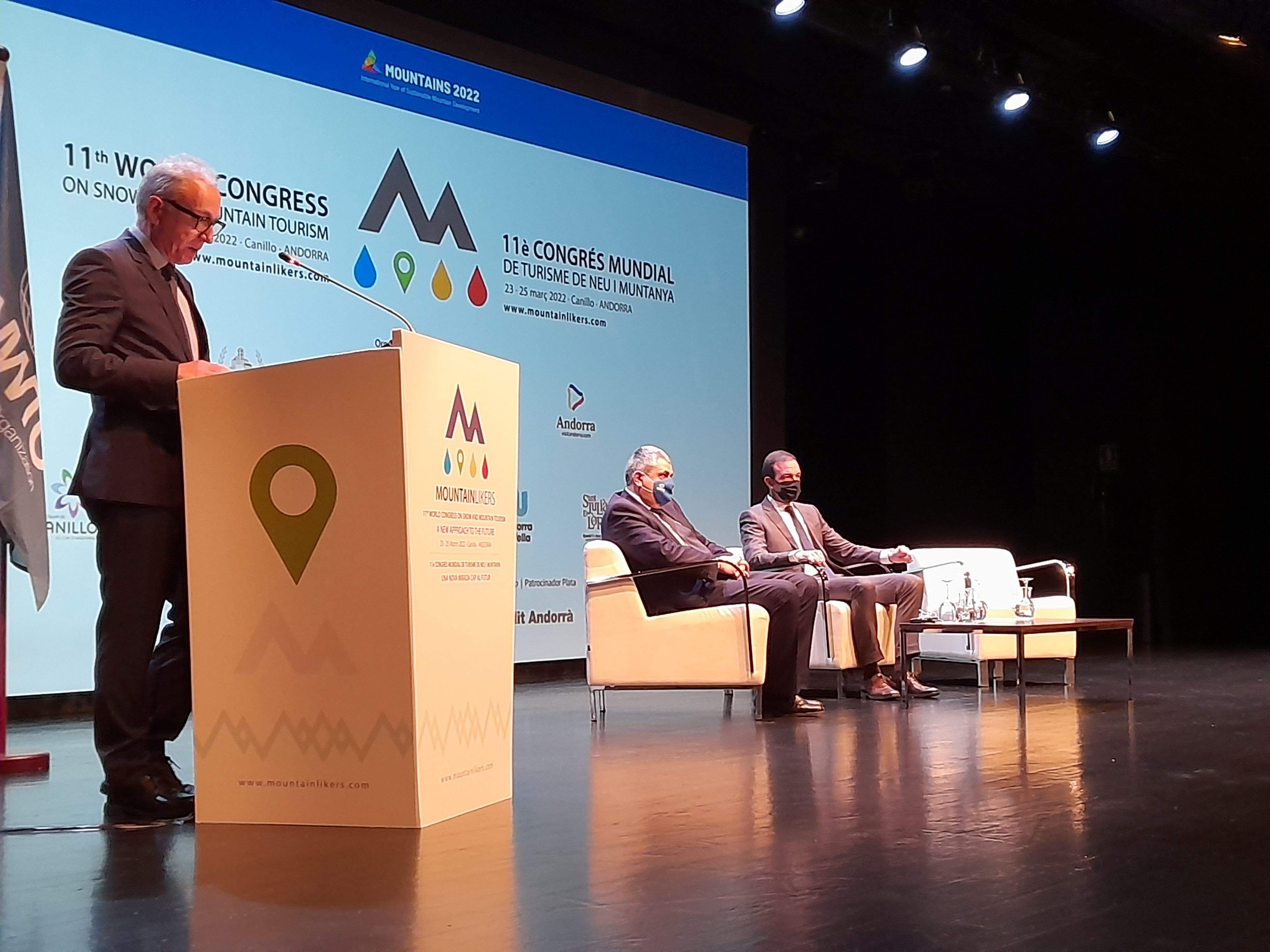 Un moment de la inauguració