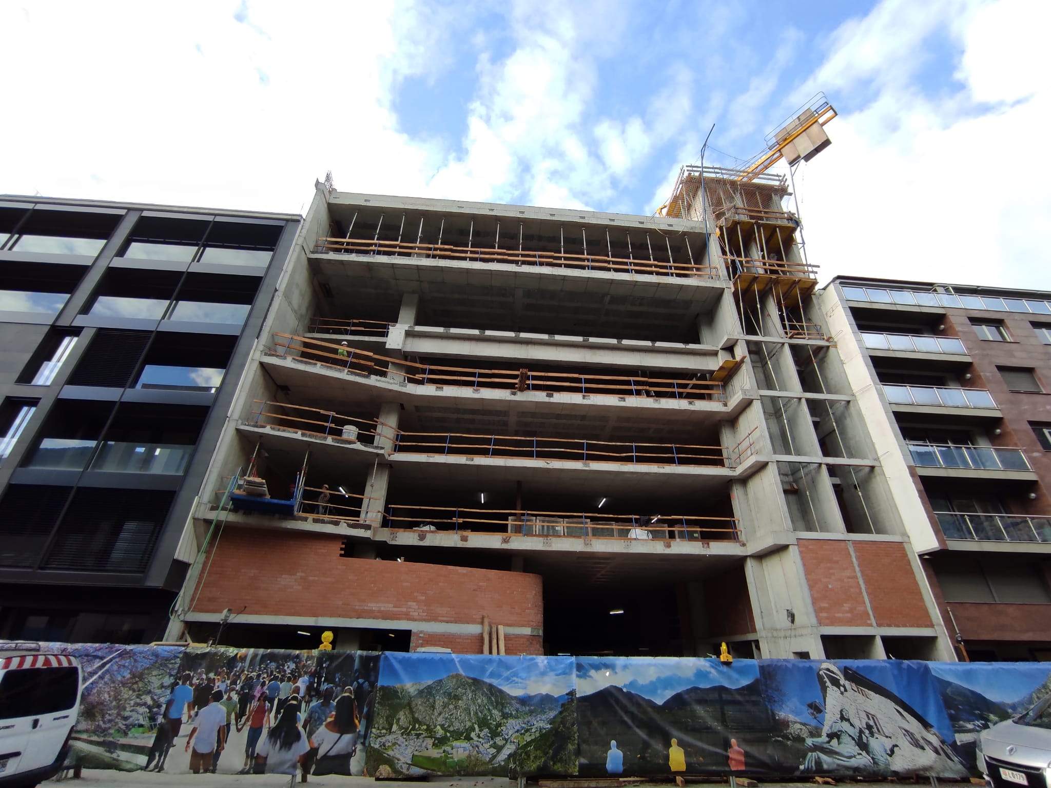 Imatge de l'estat actual de l'edifici.