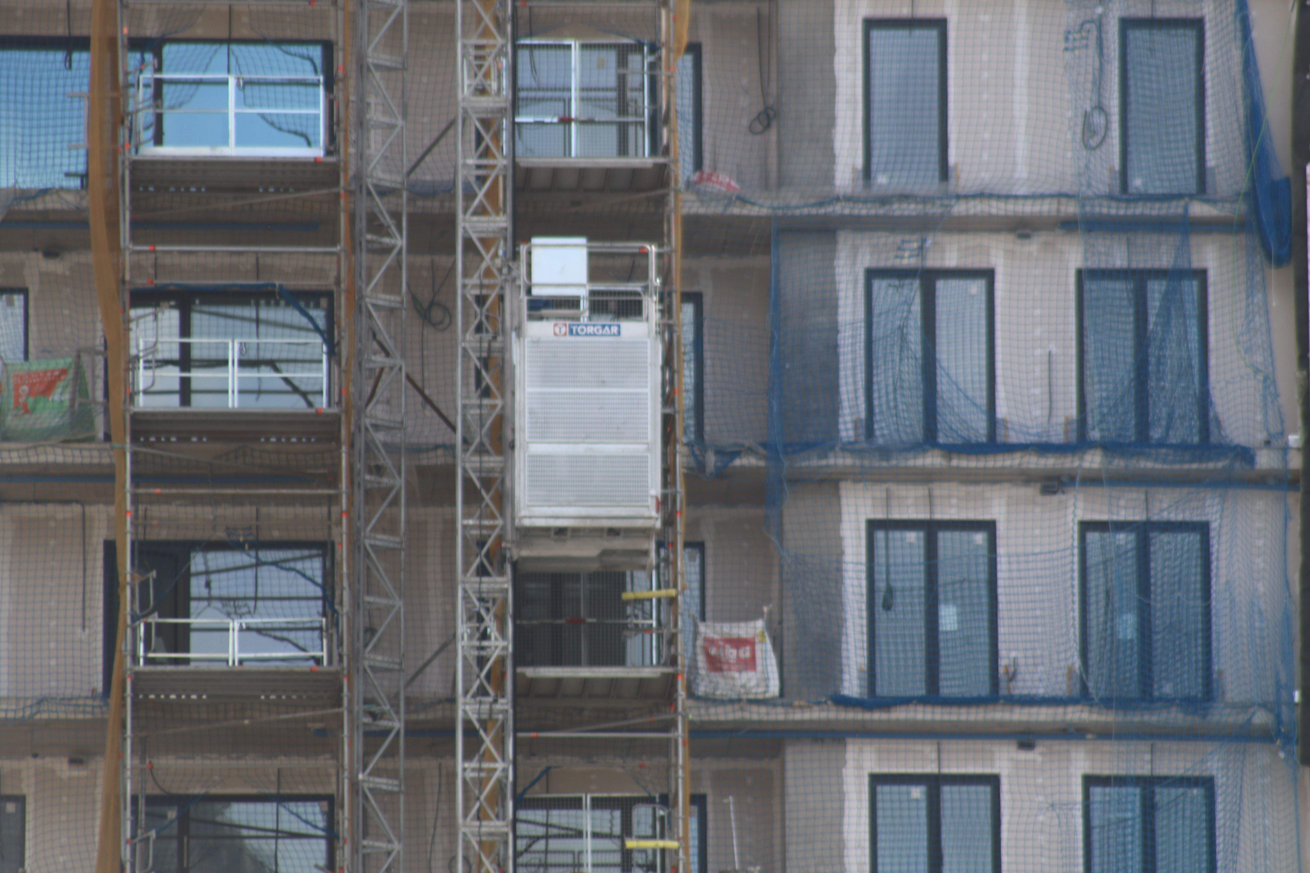 Una de les obres que es fa al país.