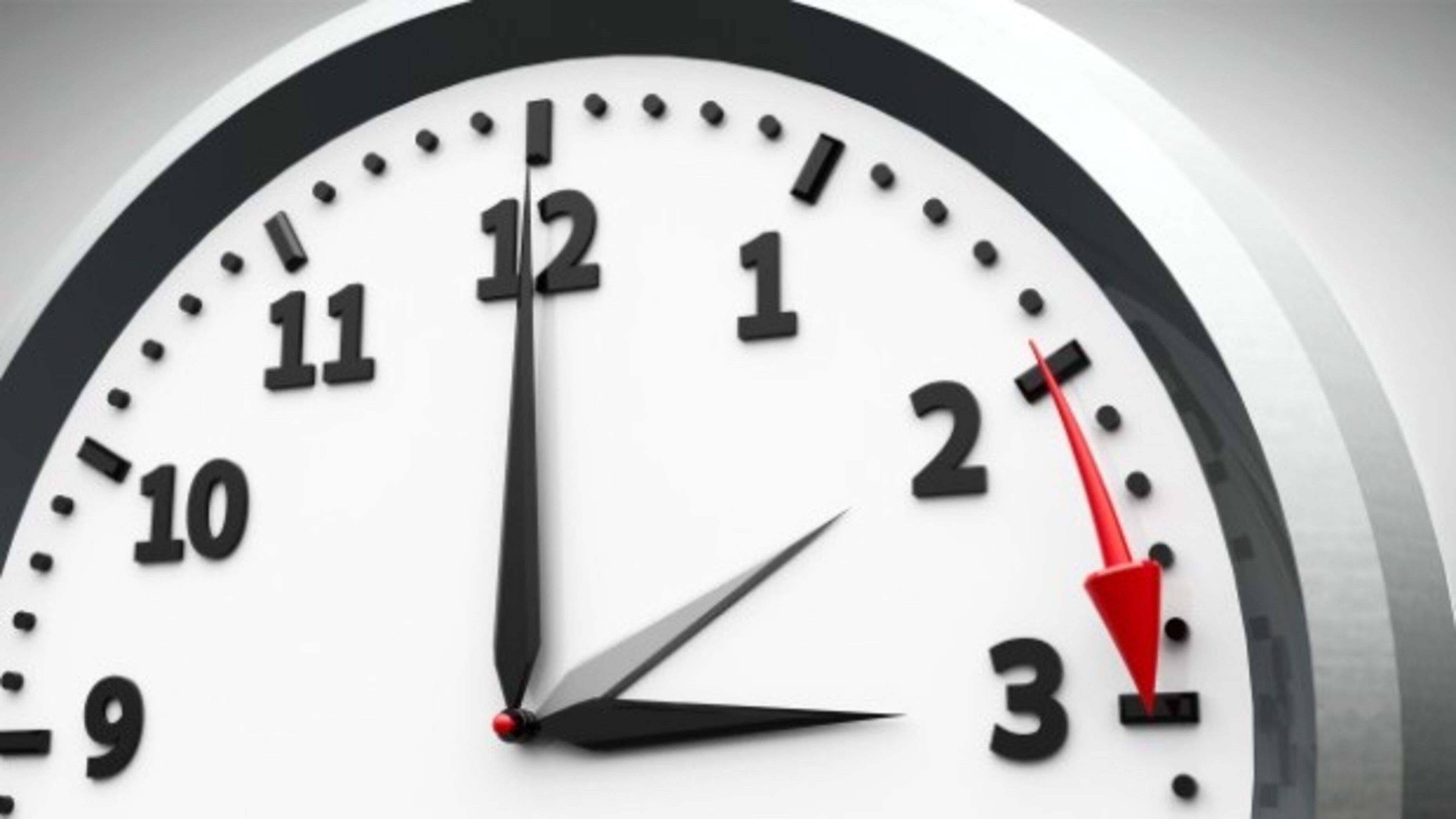 Aquesta matinada cal canviar l'hora.