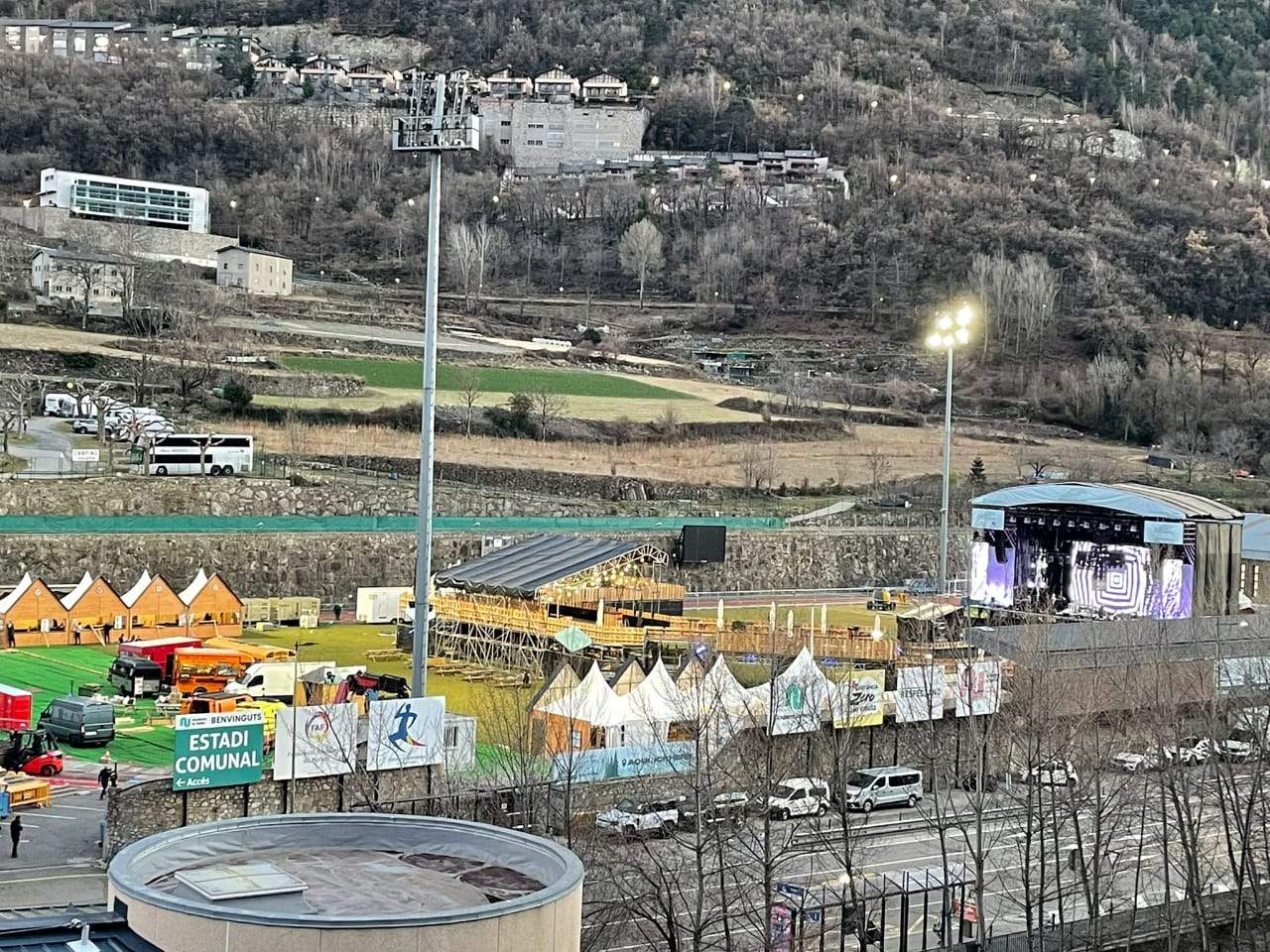 L'Estadi Comunal va acollir el Mountain Music Festival.