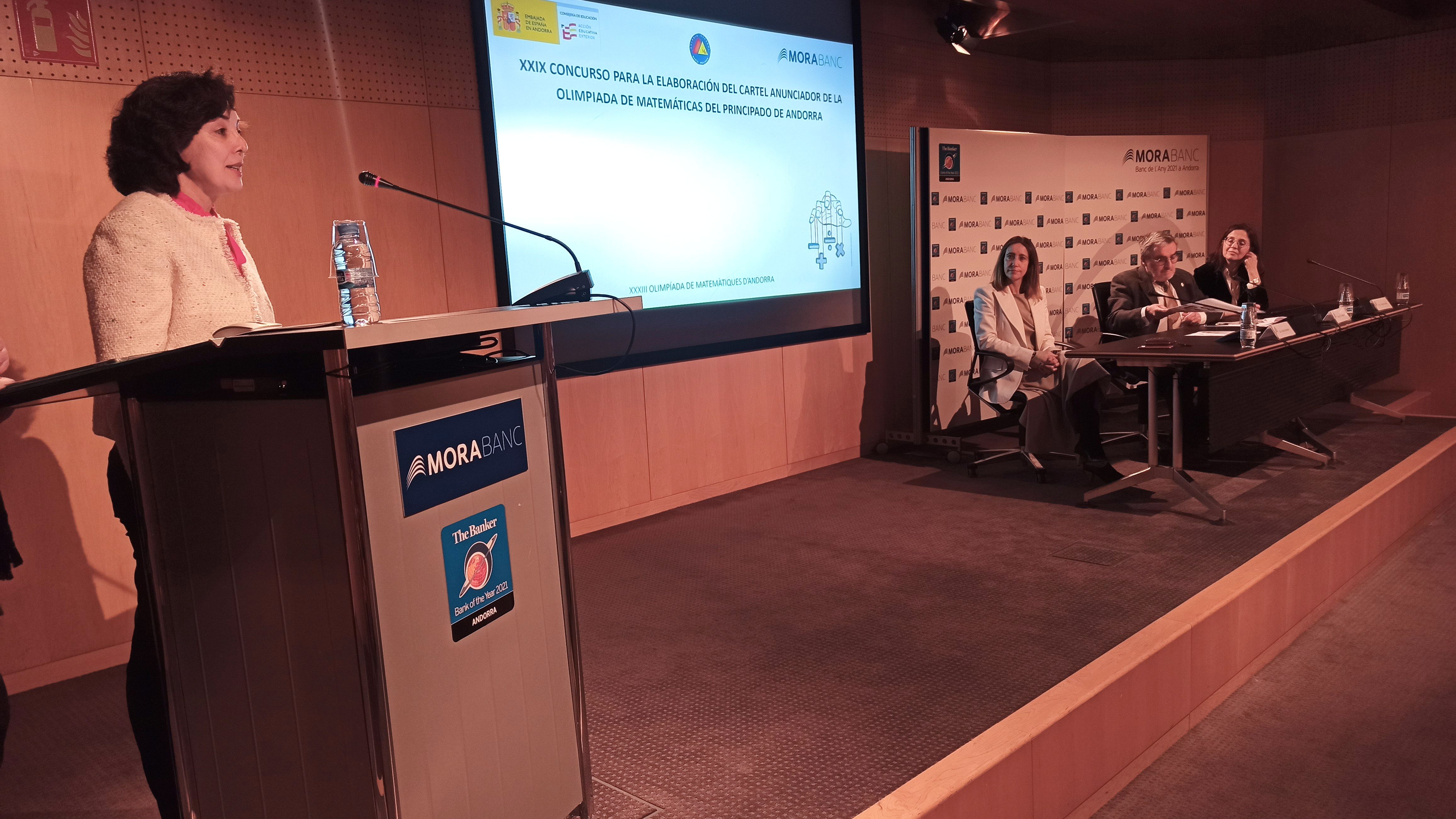 Presentació de la XXXIII Olimpíada matemàtica d'Andorra.
