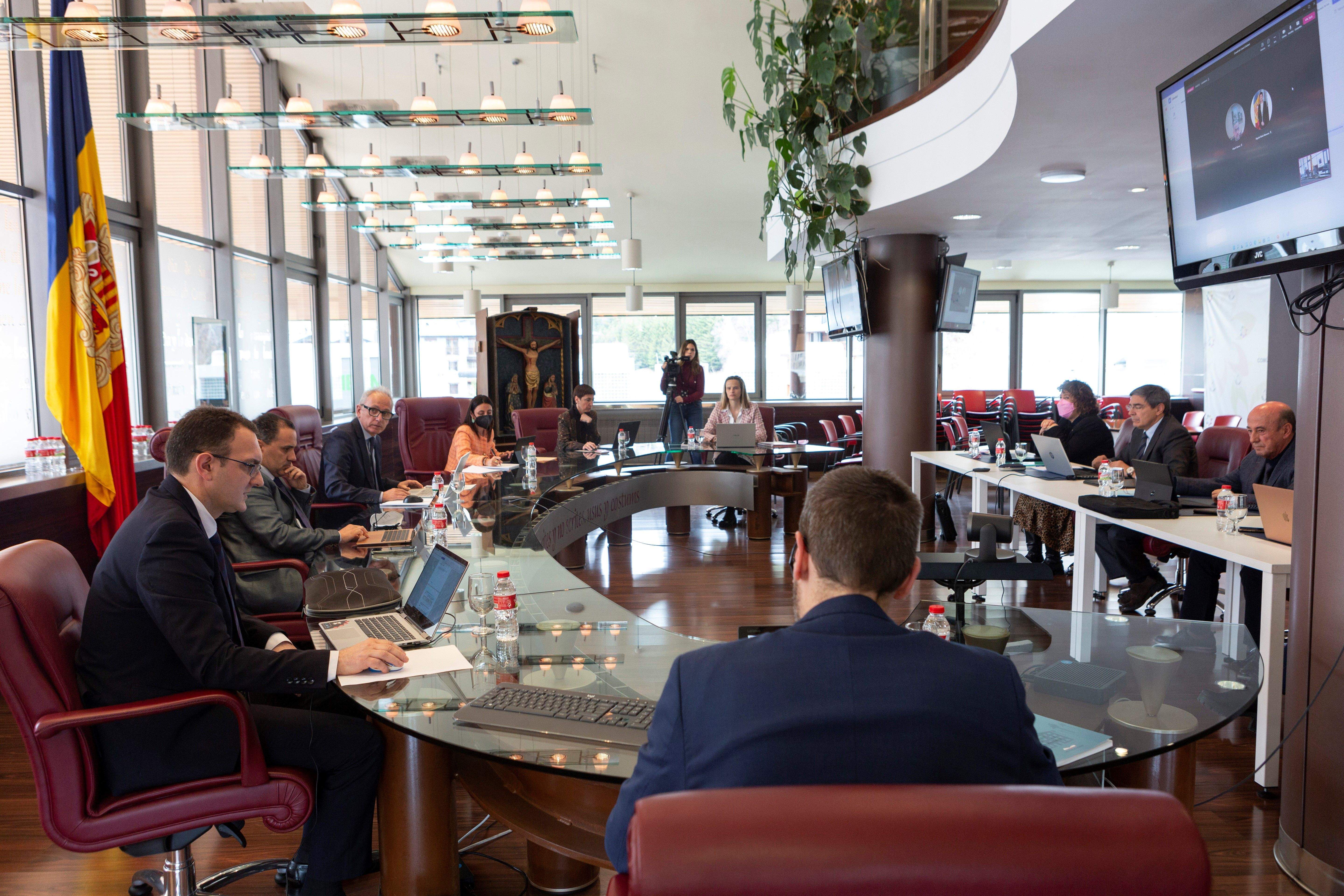 Una anterior sessió de comú de Canillo.