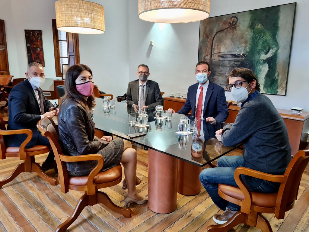 Torres en la reunió mantinguda a Palma amb el seu homòleg balear.