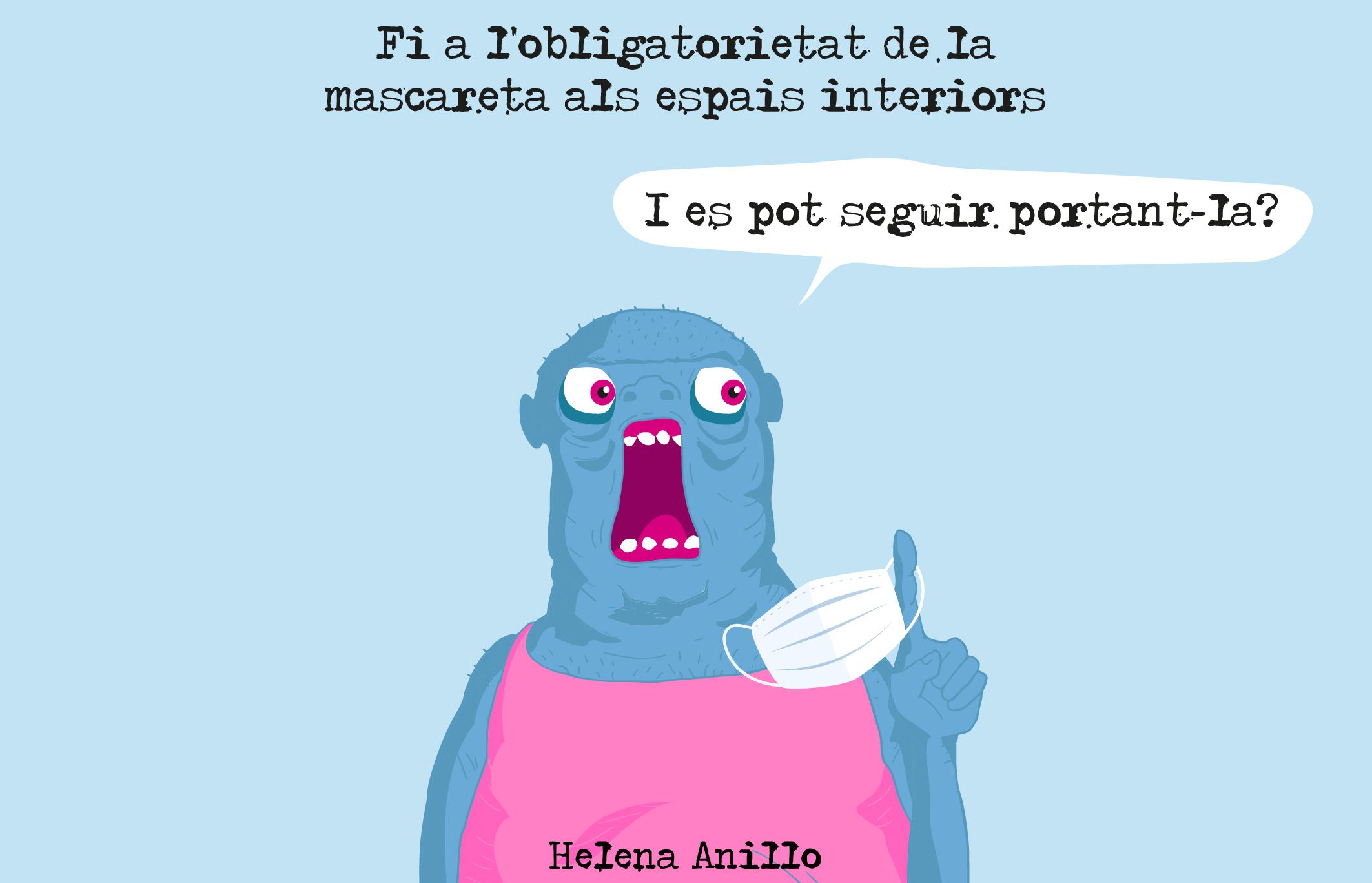 Ja es pot anar sense mascareta.