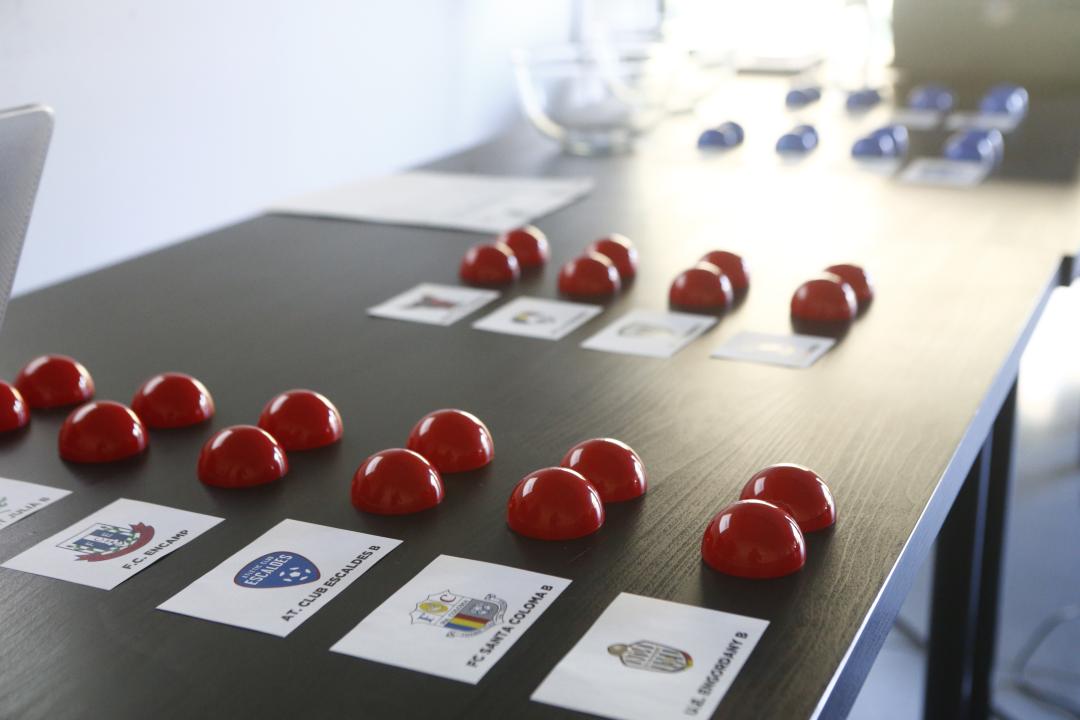 Un moment del sorteig dels play-offs