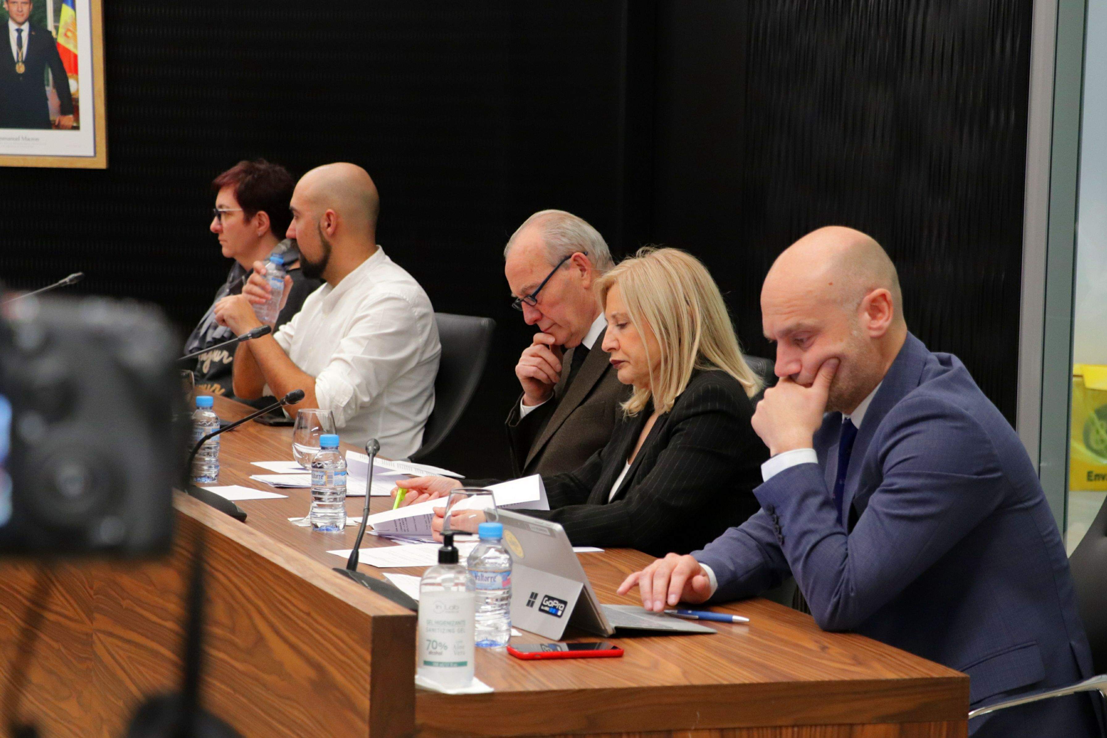 Els consellers de la minoría d'Escaldes.