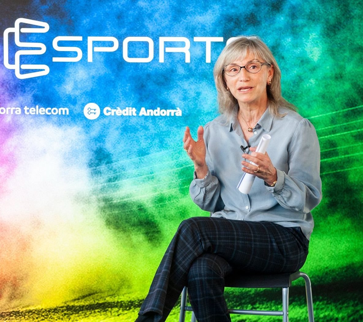 Montserrat Capdevila fa un mes en la presentació del projecte d'e-sports en tan què membre de l'ACA.