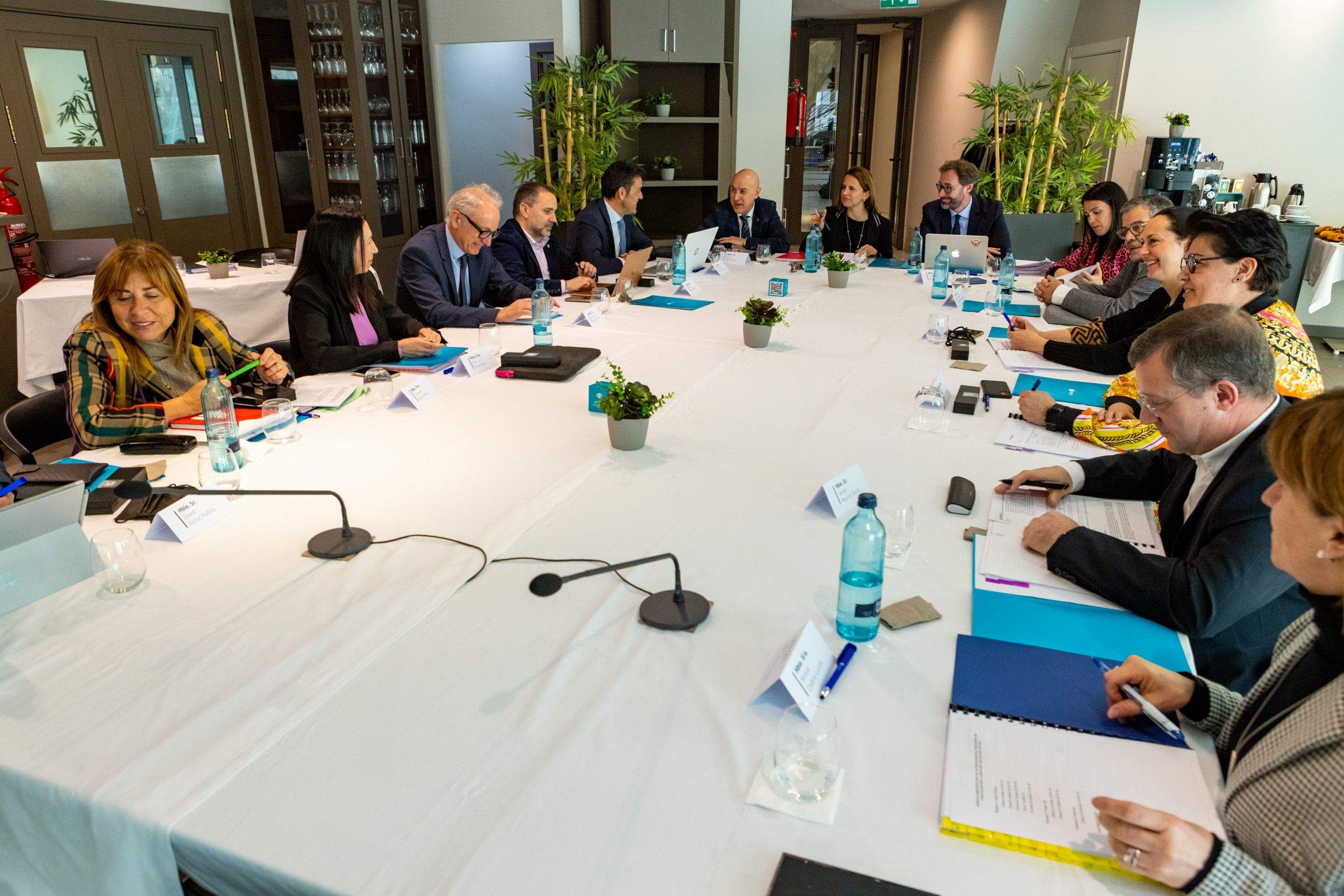 Un instant de la reunió de cònsols celebrada a Caldea.
