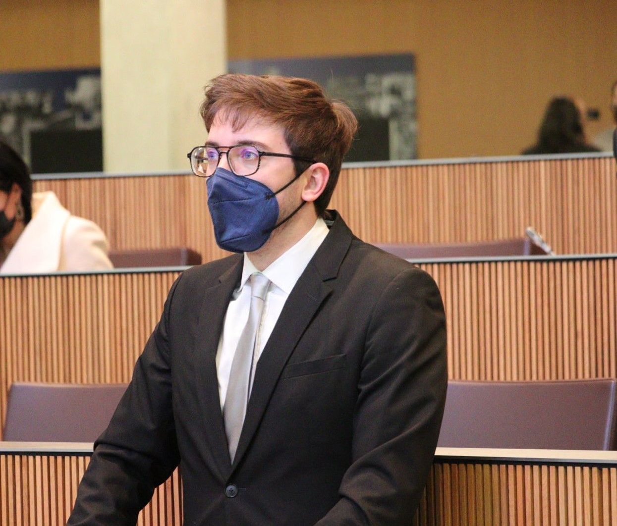 Roger Padreny en l'hemicicle.