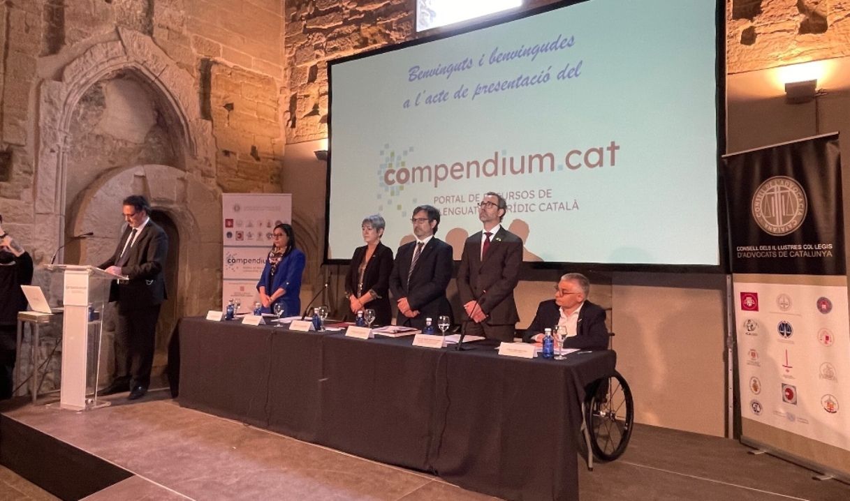 Acte de presentació de Conpendium, la setmana passada a Lleida.