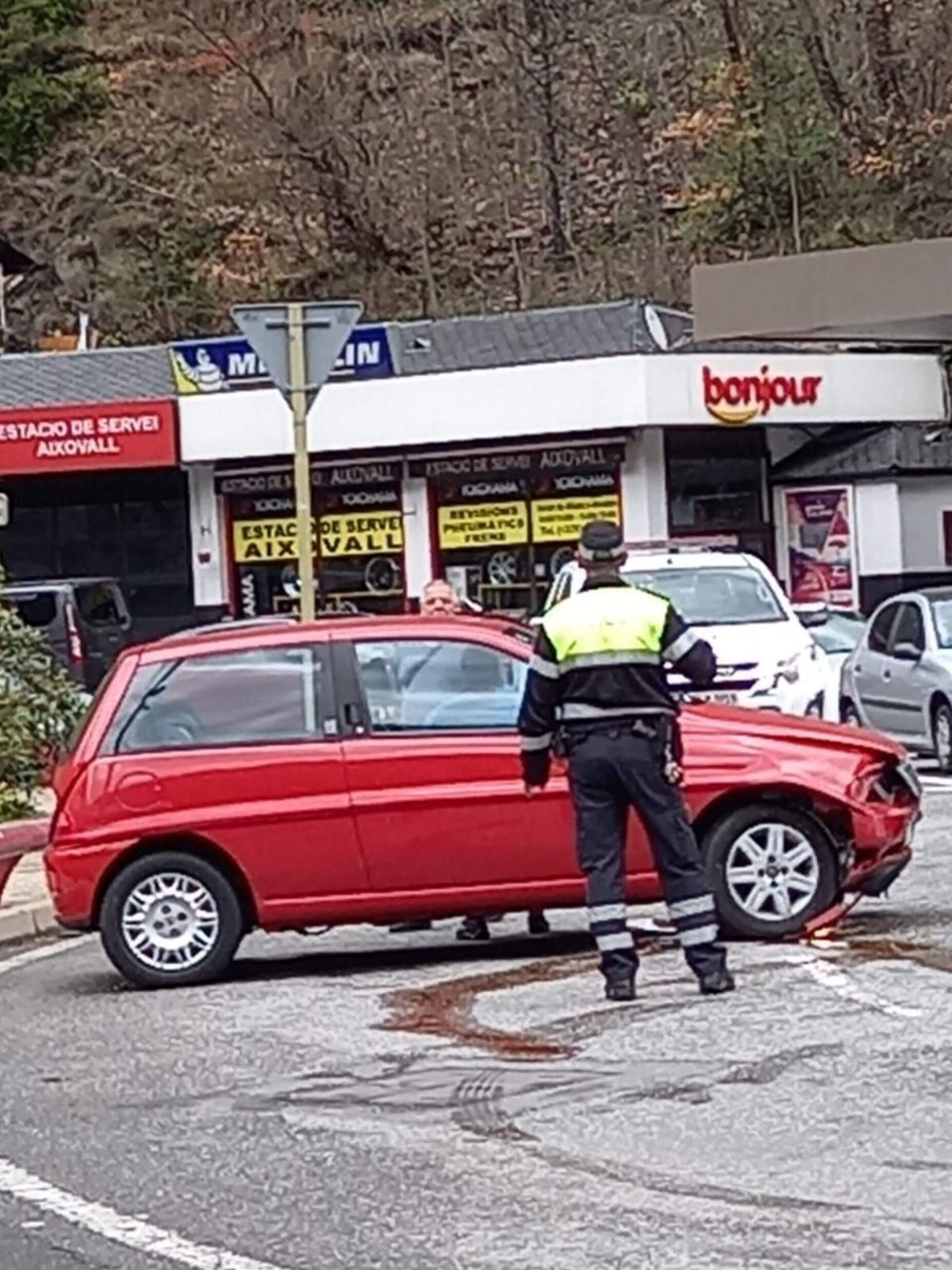 El vehicle accidentat.