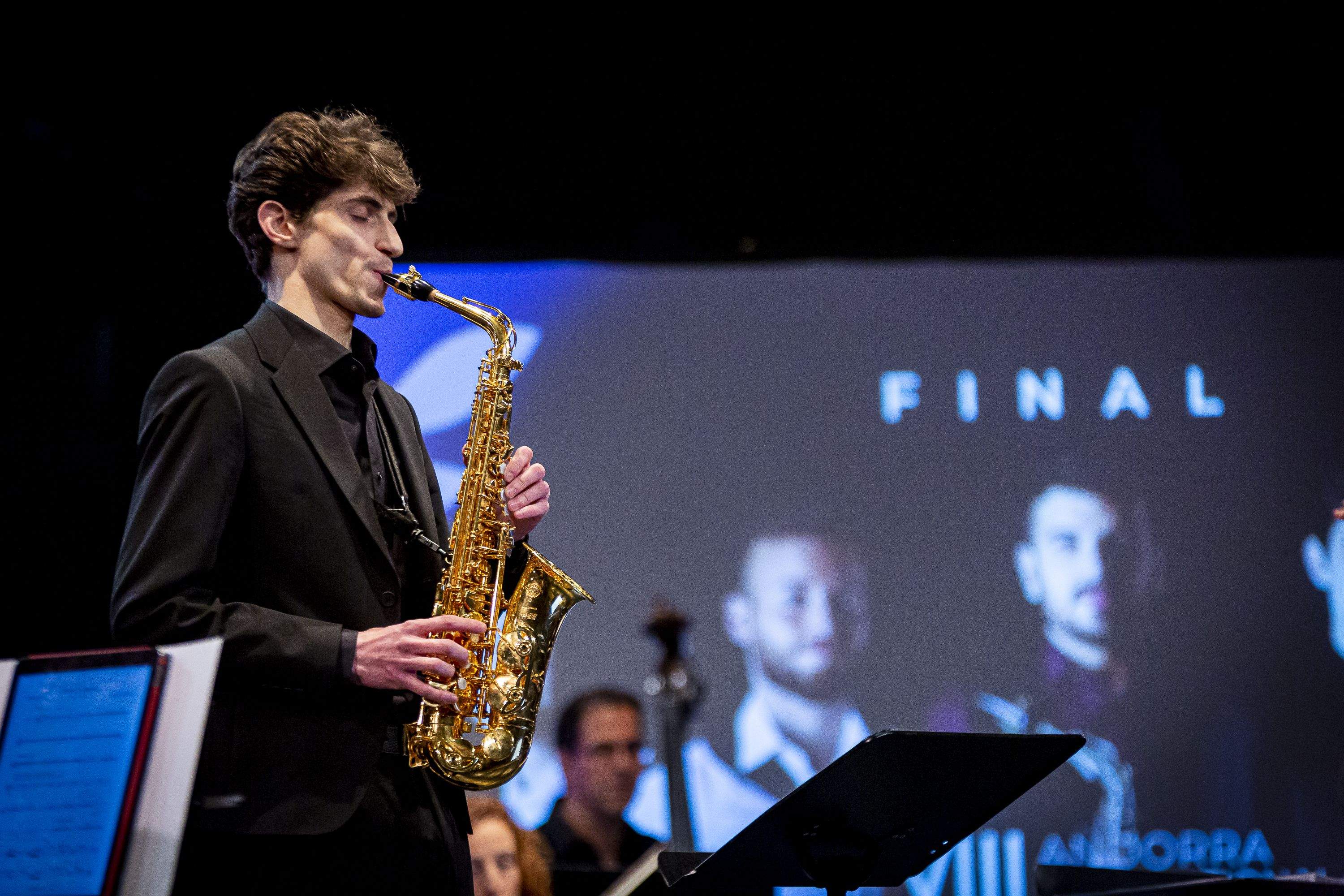 El guanyador de la vuitena edició del Sax Fest Giorgi Dzhishkariani.
